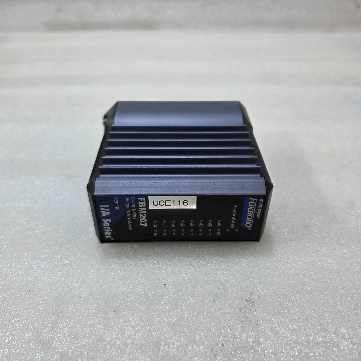 INVENSYS FOXBORO FBM207 P0914TD I/A SERIES 16 CHANNEL VOLTAGE MONITOR INPUT