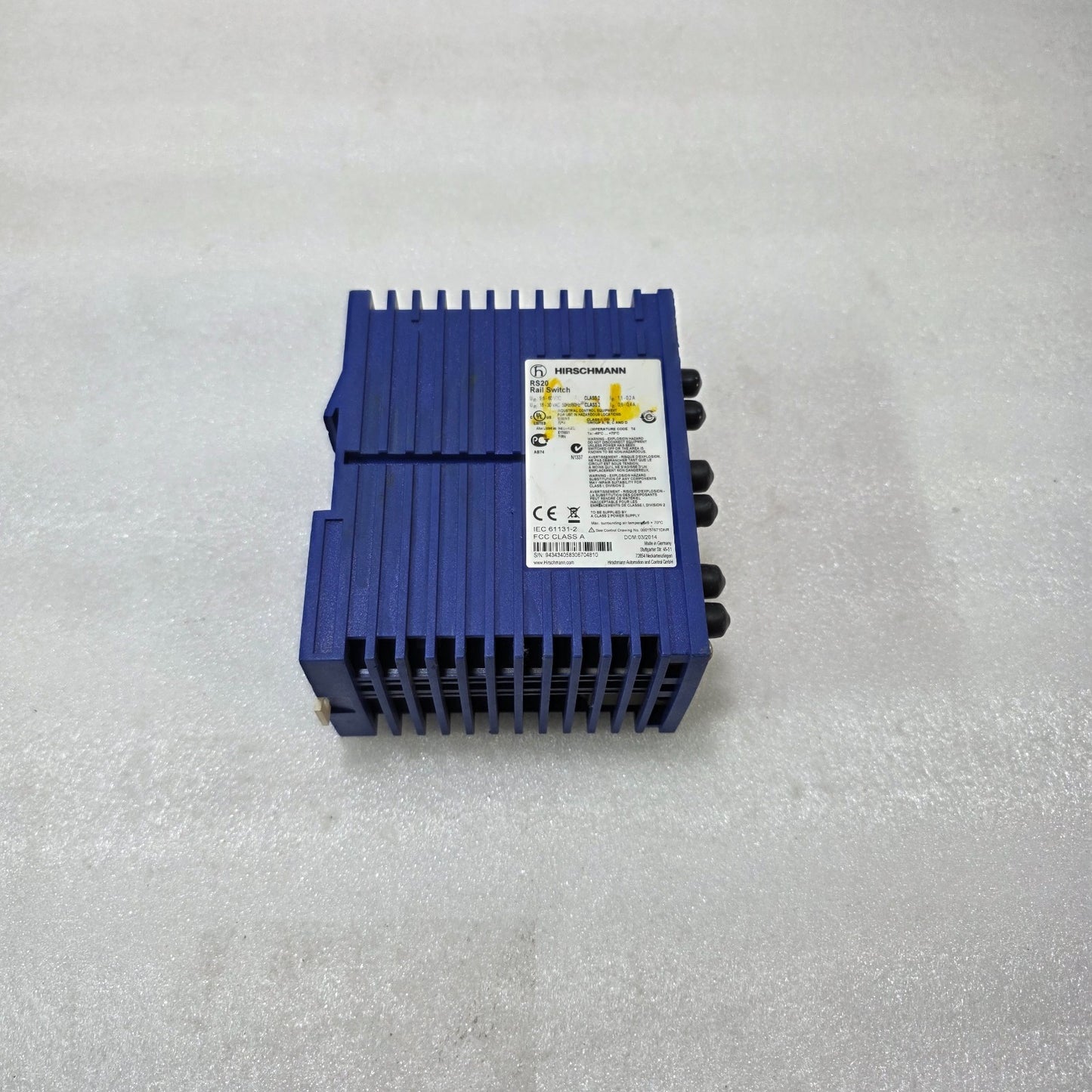 HIRSCHMANN RS20-0900NNM4TDAUHH INDUSTRIAL ETHERNET RAIL SWITCH | RS20 SERIES |
