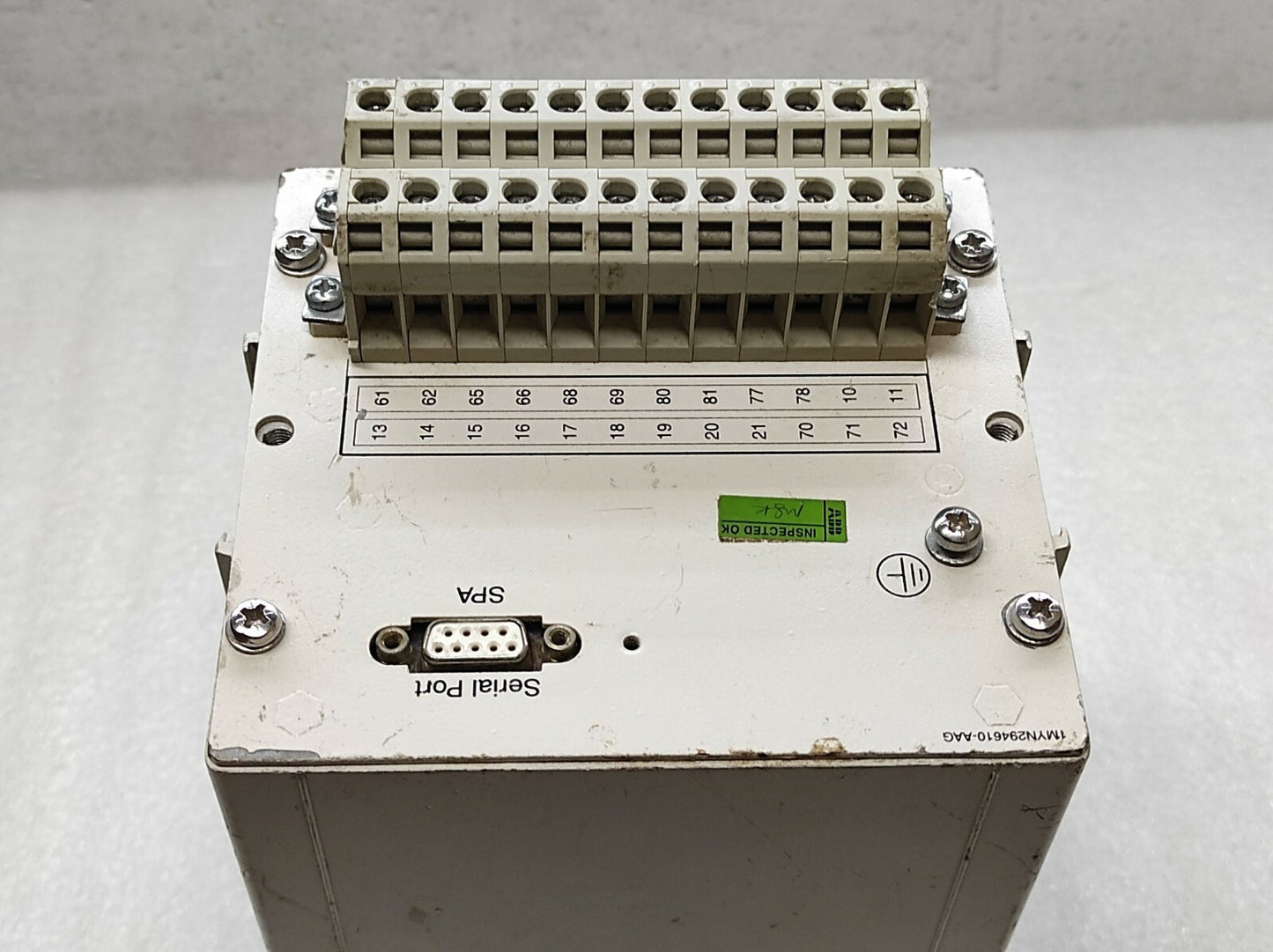 ABB SPAU 130  C 3-PHASE VOLTAGE RELAY 1MYN 742775-A