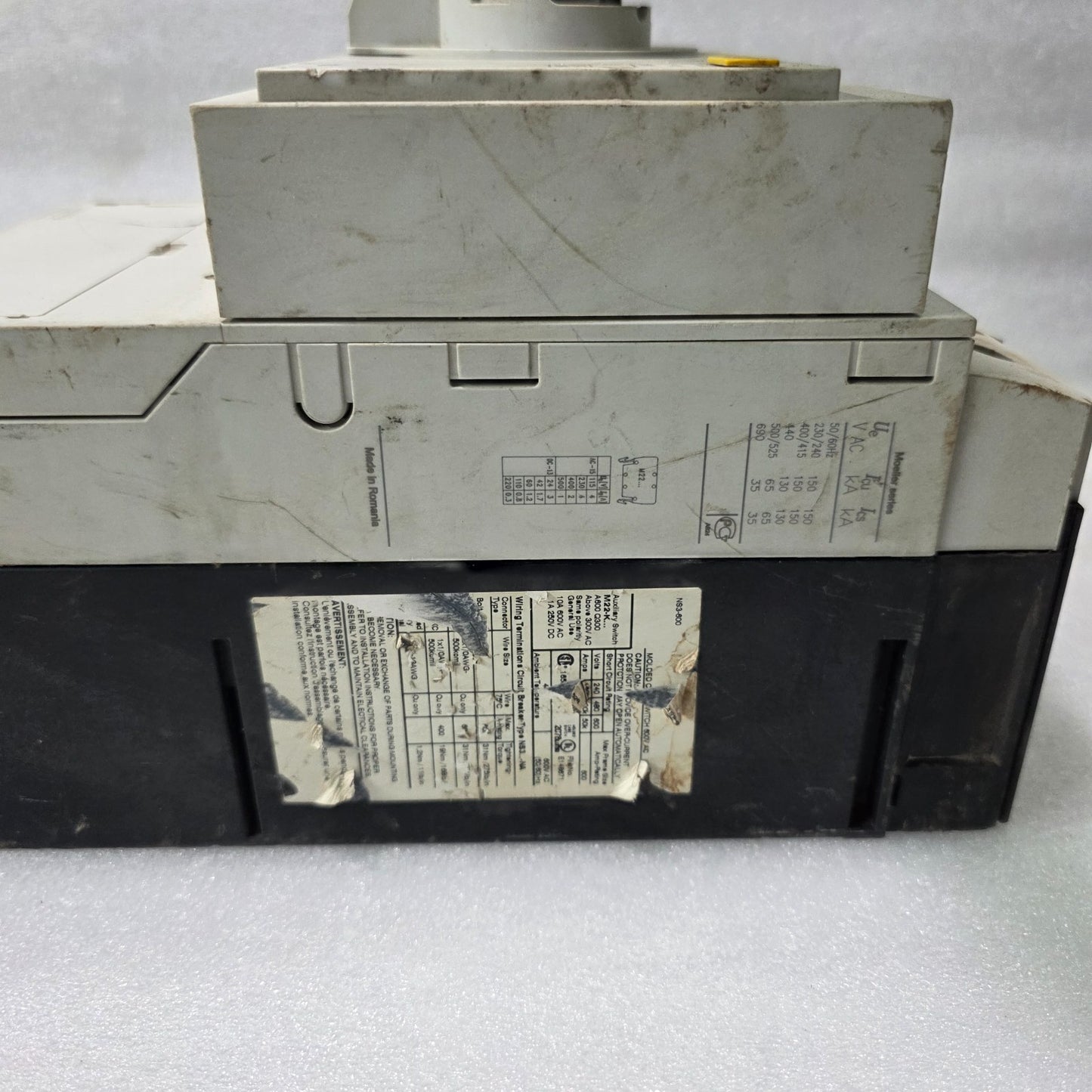 EATON NZM3 600A MOLDED CASE CIRCUIT BREAKER (MCCB) | 690V AC / 1000V RATED