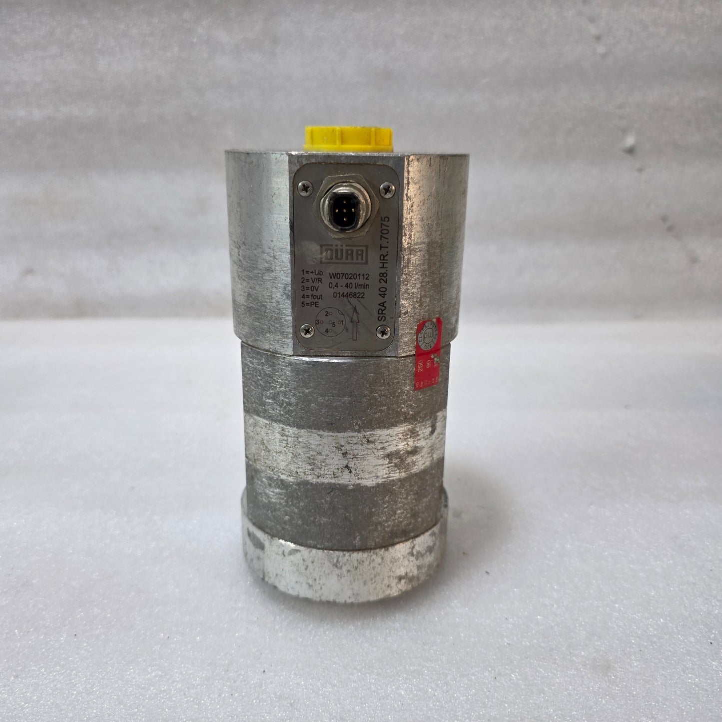 DÜRR SRA 4028 HR T 7075 FLOW SENSOR W07020112 | 0.4–40 L/MIN FLOW MONITOR