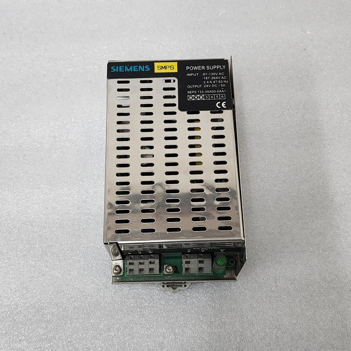 SIEMENS 6EP0 133-3AA00-0AA1 POWER SUPPLY 24VDC 5A