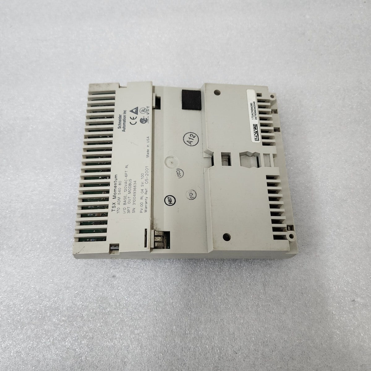 SCHNEIDER AUTOMATION 170 ADM 540 80 I/O BASE MODULE