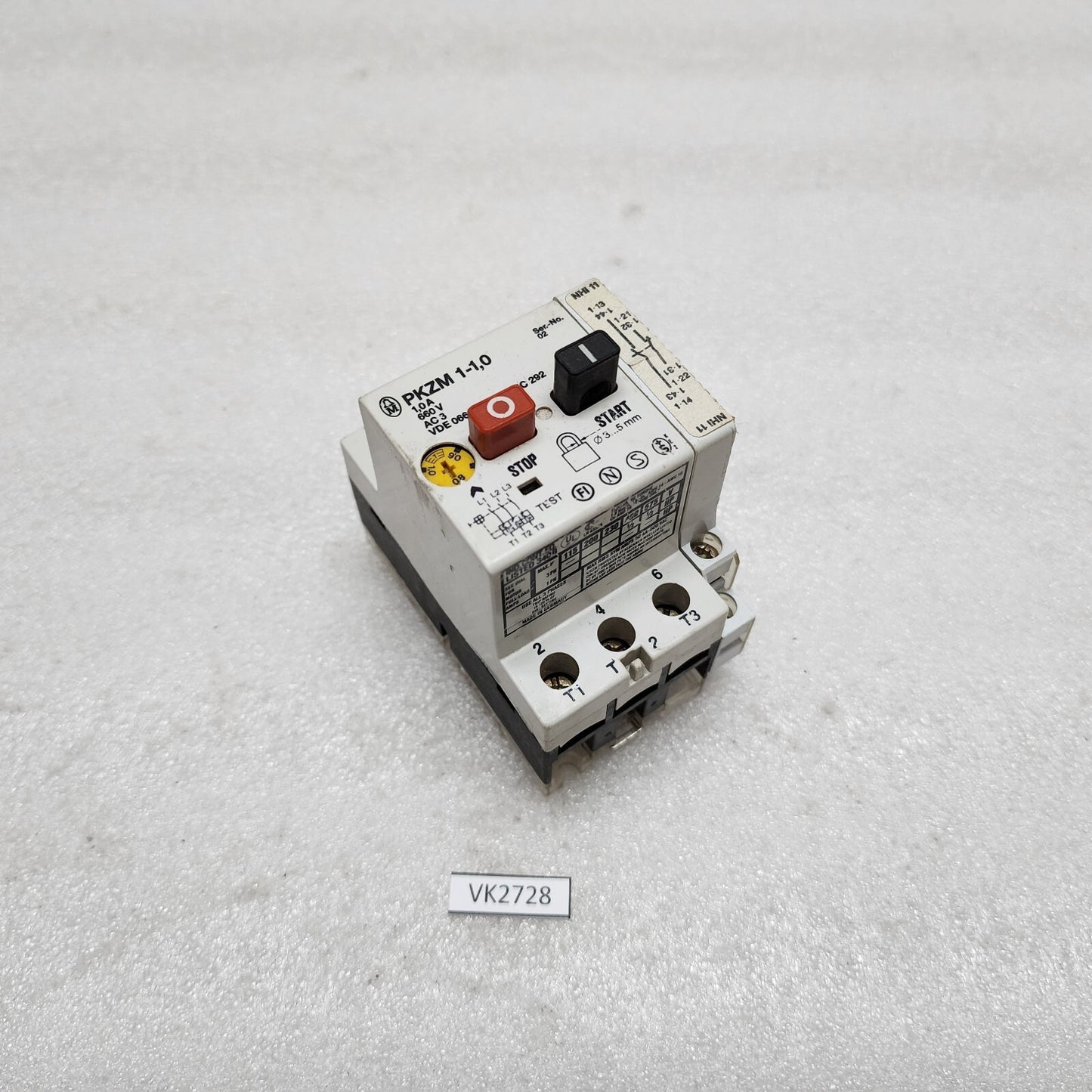 MOELLER PKZM 1-1.0 MANUAL MOTOR STARTER 0.6-1 A