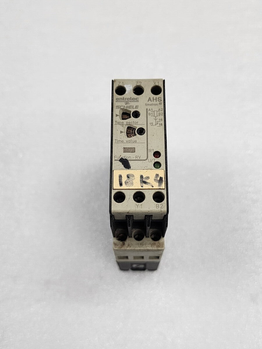 SCHIELE ENTRELEC 2.430.113.01 AHS TIMETRON OFF DELAY TIMER
