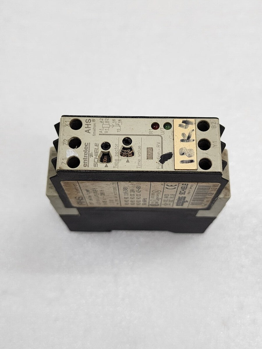 SCHIELE ENTRELEC 2.430.113.01 AHS TIMETRON OFF DELAY TIMER