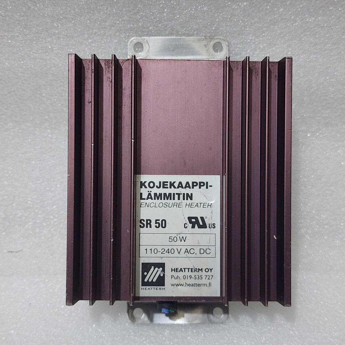 HEATTERM OY SR50 HEATER KOJEKAAPPI-LAMMITIN