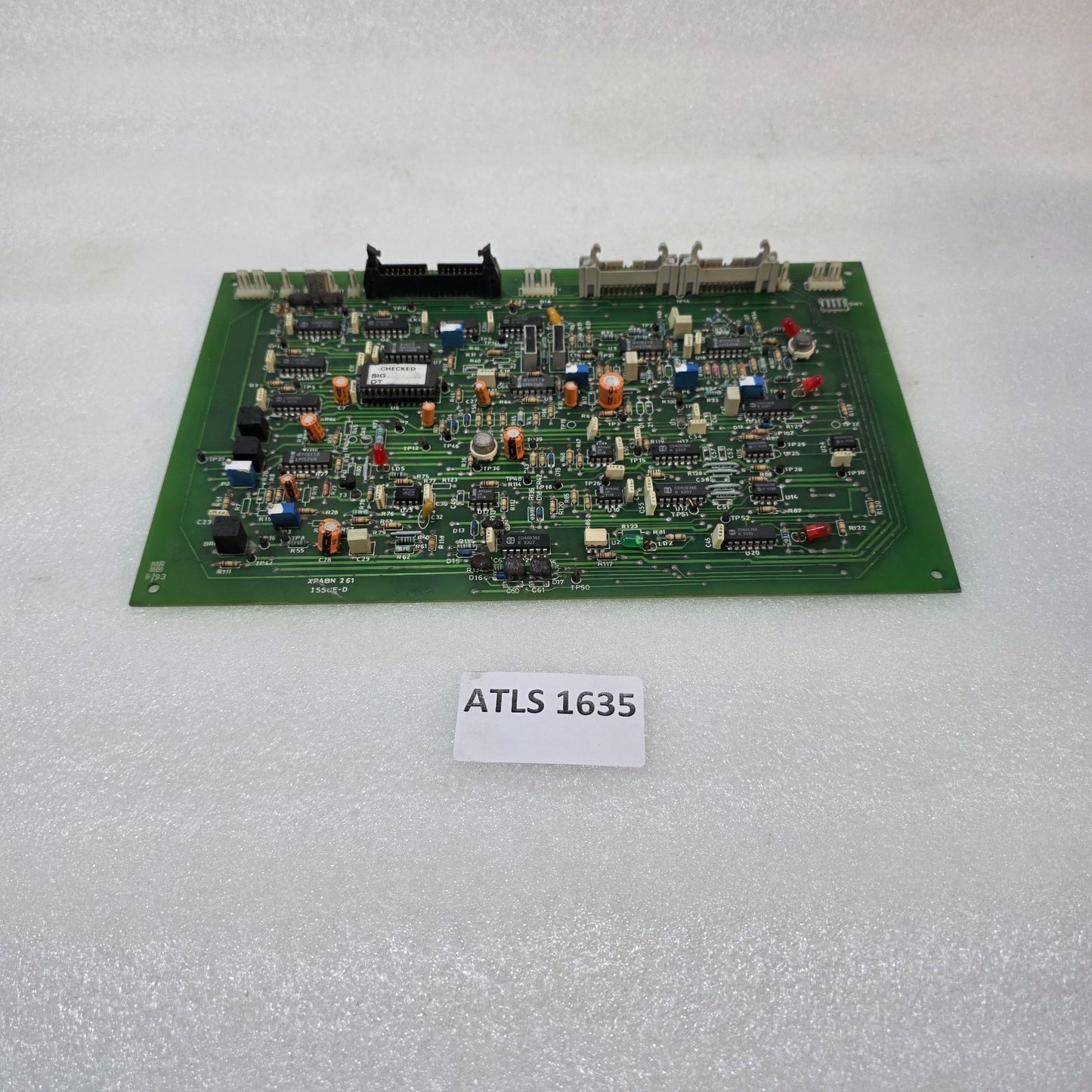 XPABN 261 ISSUE-D INDUSTRIAL CONTROL PCB HC 8/93 CIRCUIT BOARD