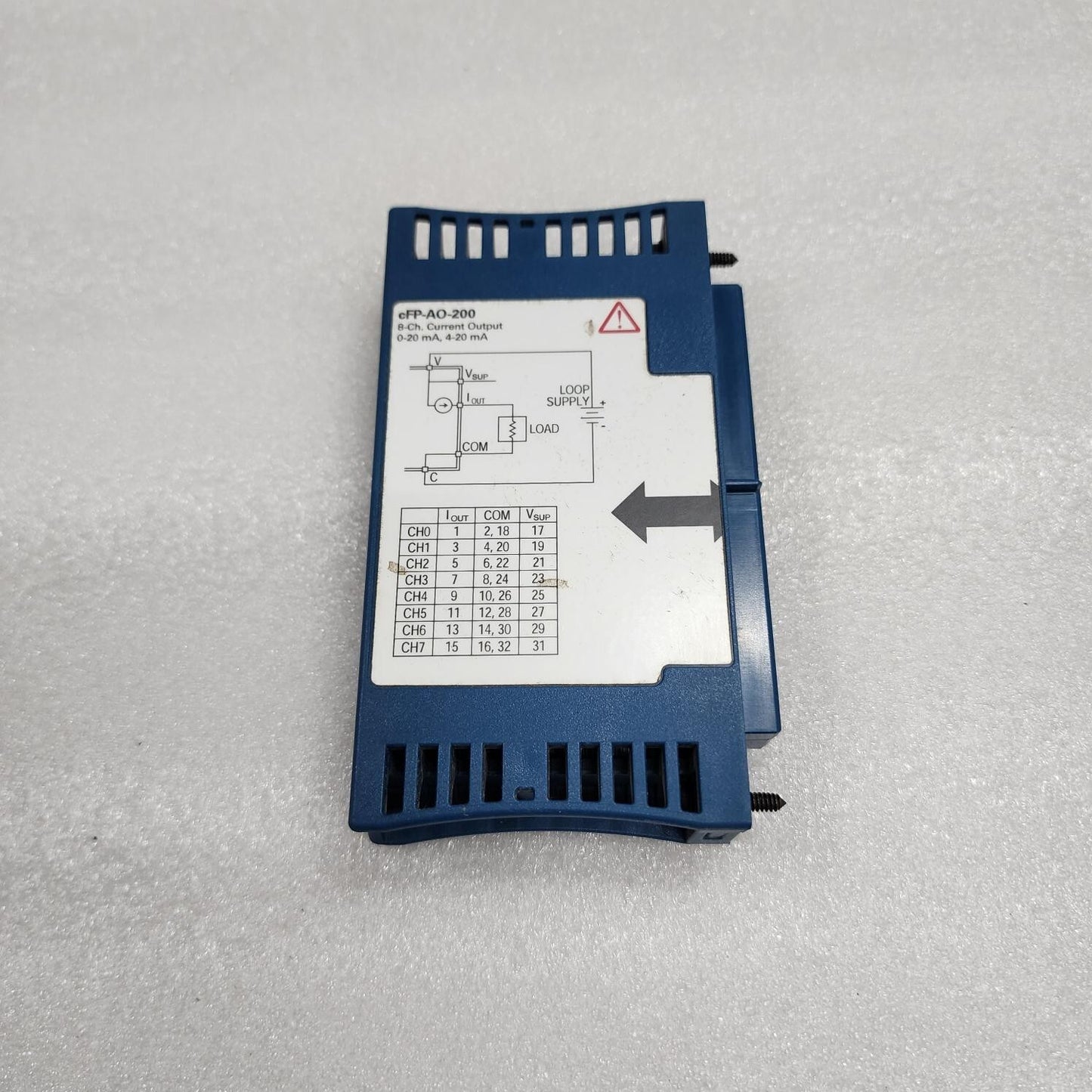 NATIONAL INSTRUMENTS CFP-AO-200 8-CH ANALOG OUTPUT MODULE  184158A-02