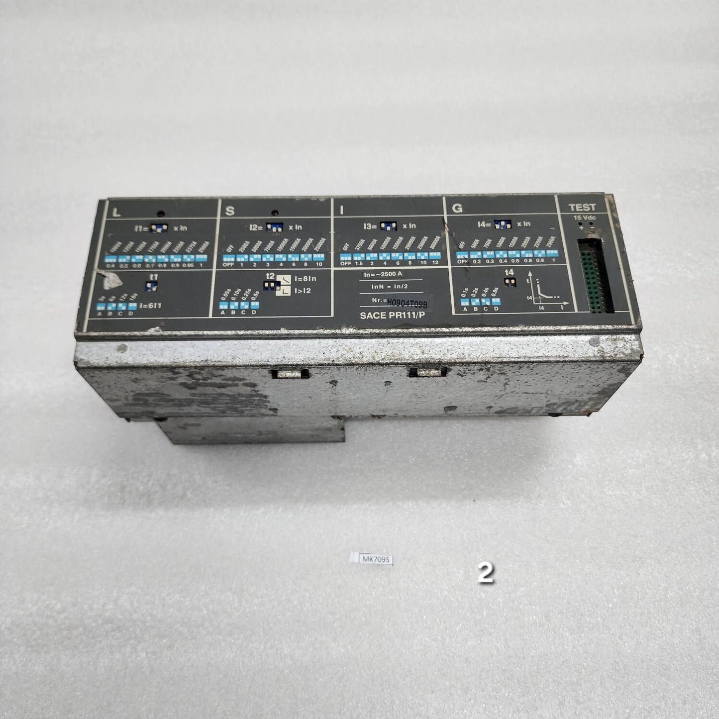 ABB SACE PR111/P 2500A OVERCURRENT RELEASE PROTECTION UNIT