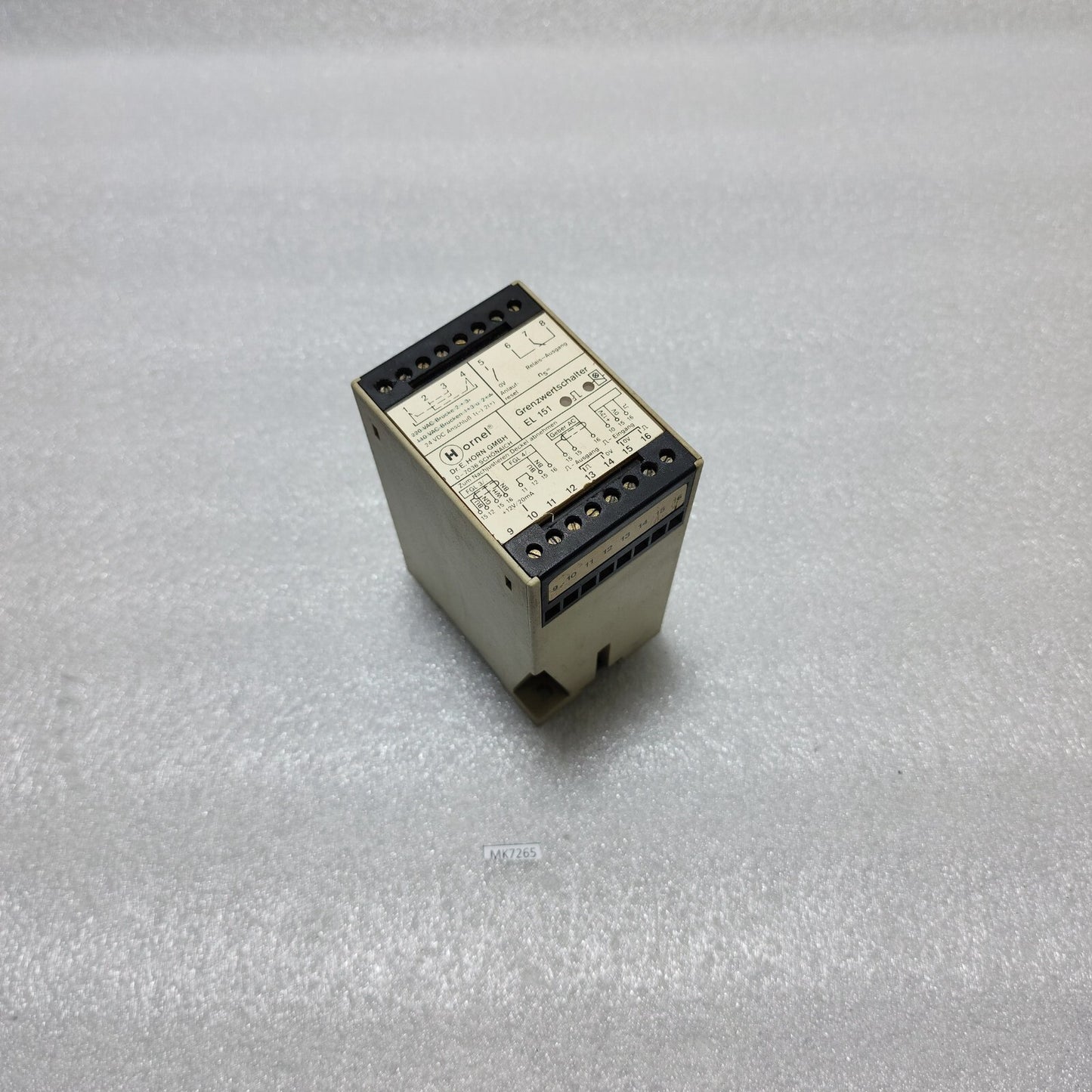 HORNEL EL151023/47 EL151 GRENZWERTSCHALTER LIMIT SWITCH MODULE | 101955