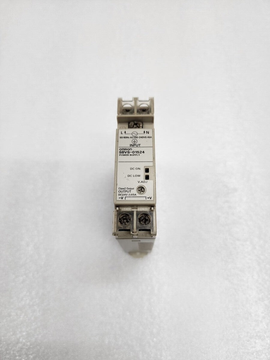 OMRON S8VS-01524 POWER SUPPLY 24VDC 0.65A