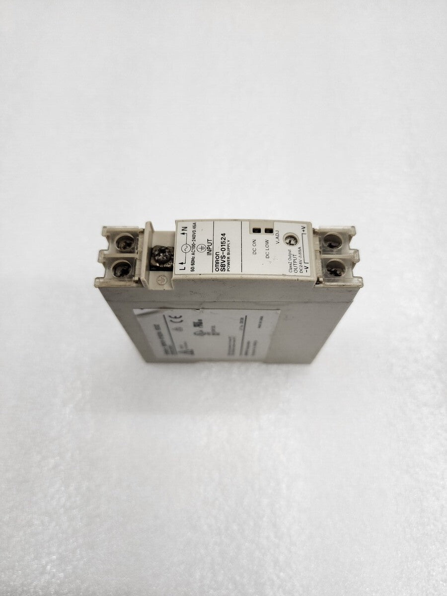OMRON S8VS-01524 POWER SUPPLY 24VDC 0.65A