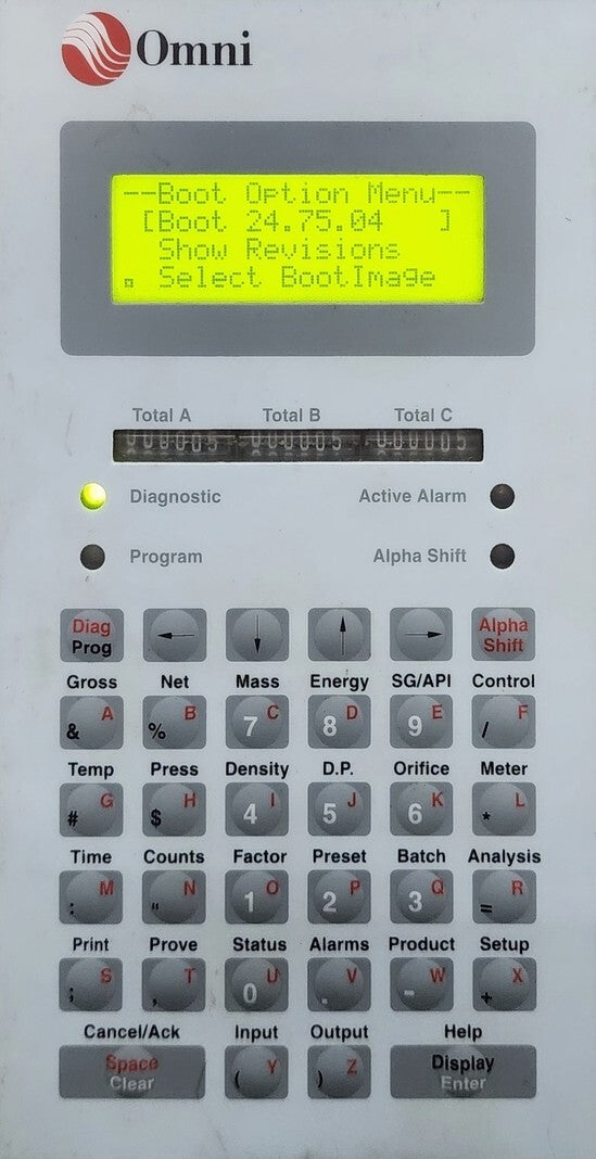 OMNI FLOW COMPUTERS 6000 CONFIGURATION 1D-2SE-1ED-1E FIRMWARE 24.75