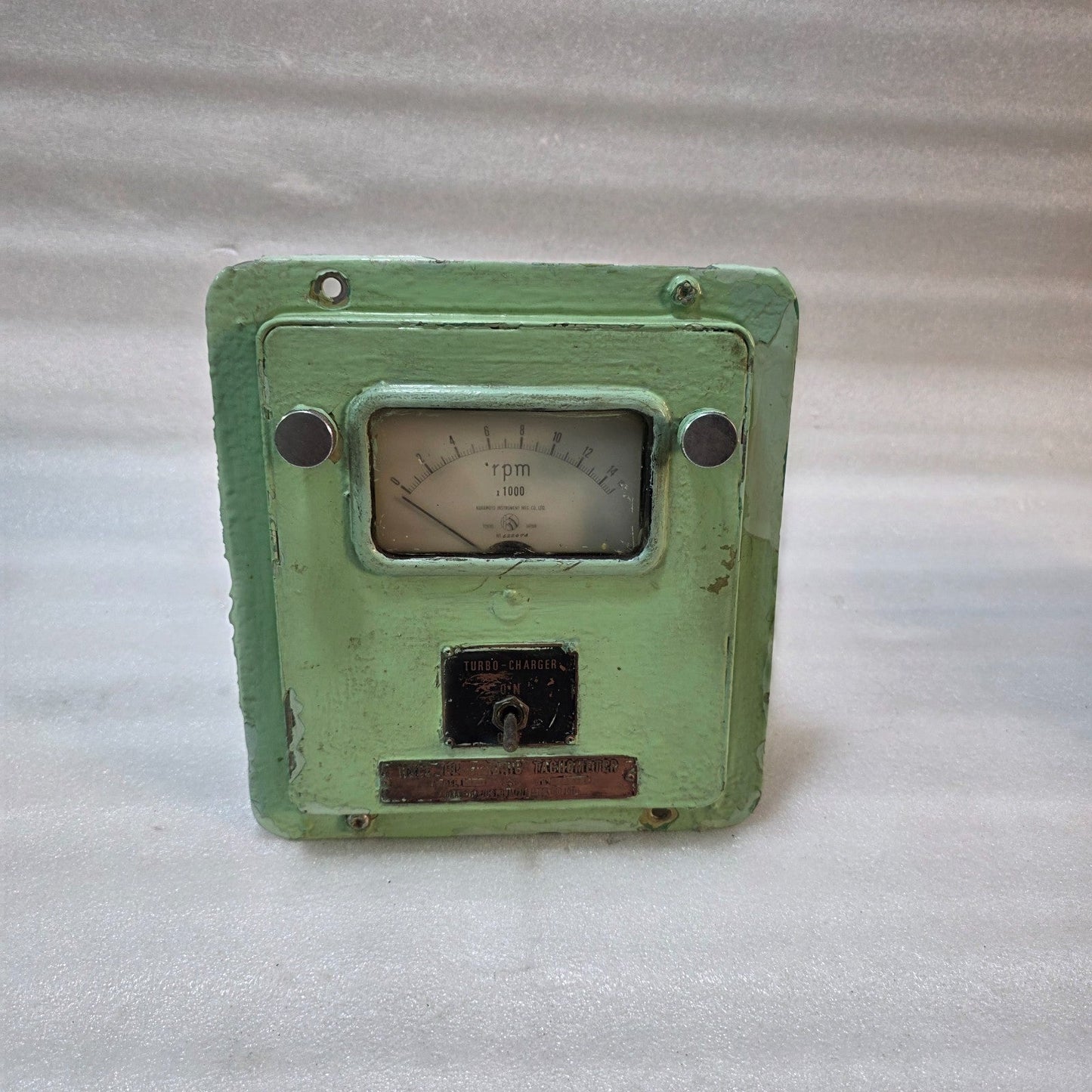 MARINE TURBO-CHARGER TACHOMETER PANEL RPM METER CONTROL UNIT INDUSTRIAL SHIP ENG