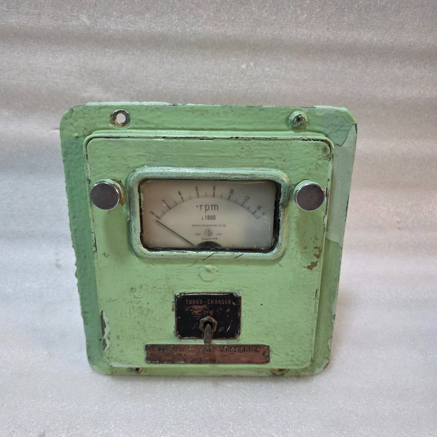 MARINE TURBO-CHARGER TACHOMETER PANEL RPM METER CONTROL UNIT INDUSTRIAL SHIP ENG
