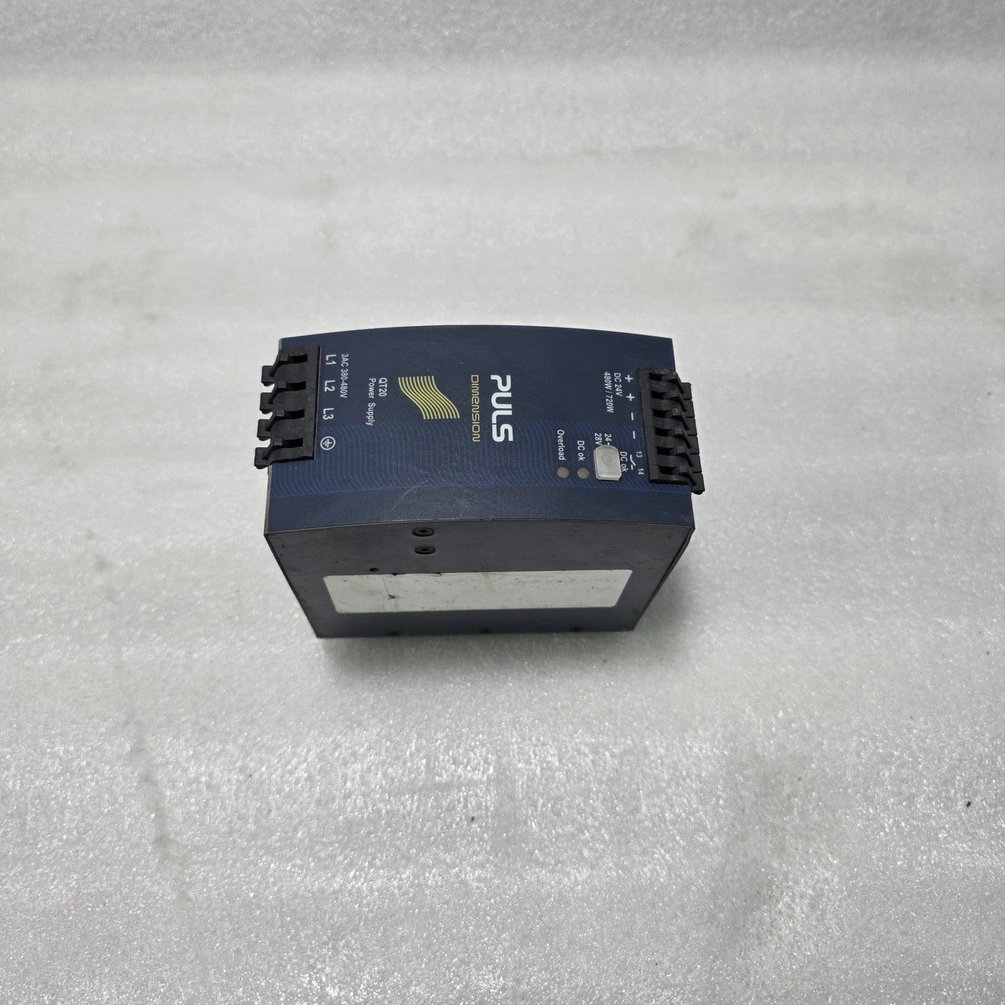 PULS QT20.241 INDUSTRIAL POWER SUPPLY – 3-PHASE 380-480V AC TO 24V DC 20A DIN RA