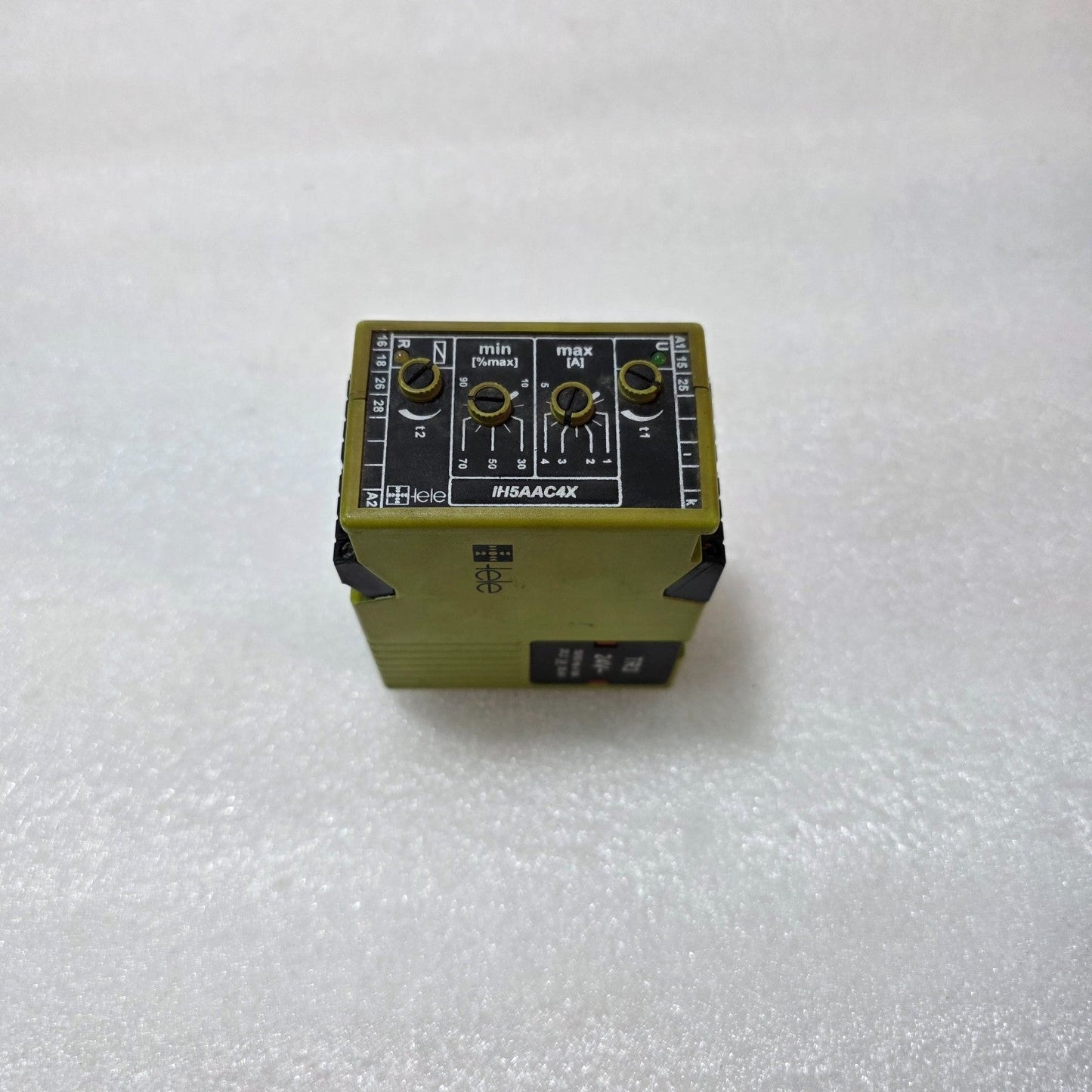 TELE IH5AAC4X CURRENT MONITORING RELAY, ADJUSTABLE MIN/MAX CURRENT