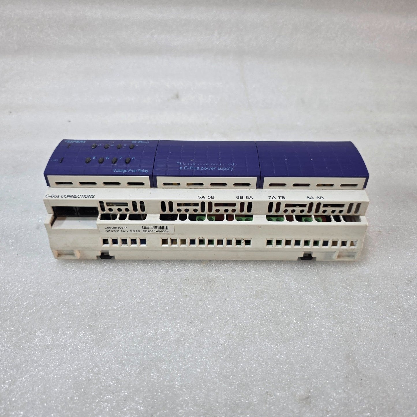 CLIPSAL C-BUS L5508RVF 8 CHANNEL RELAY MODULE 240V 10A LIGHTING CONTROL UNIT