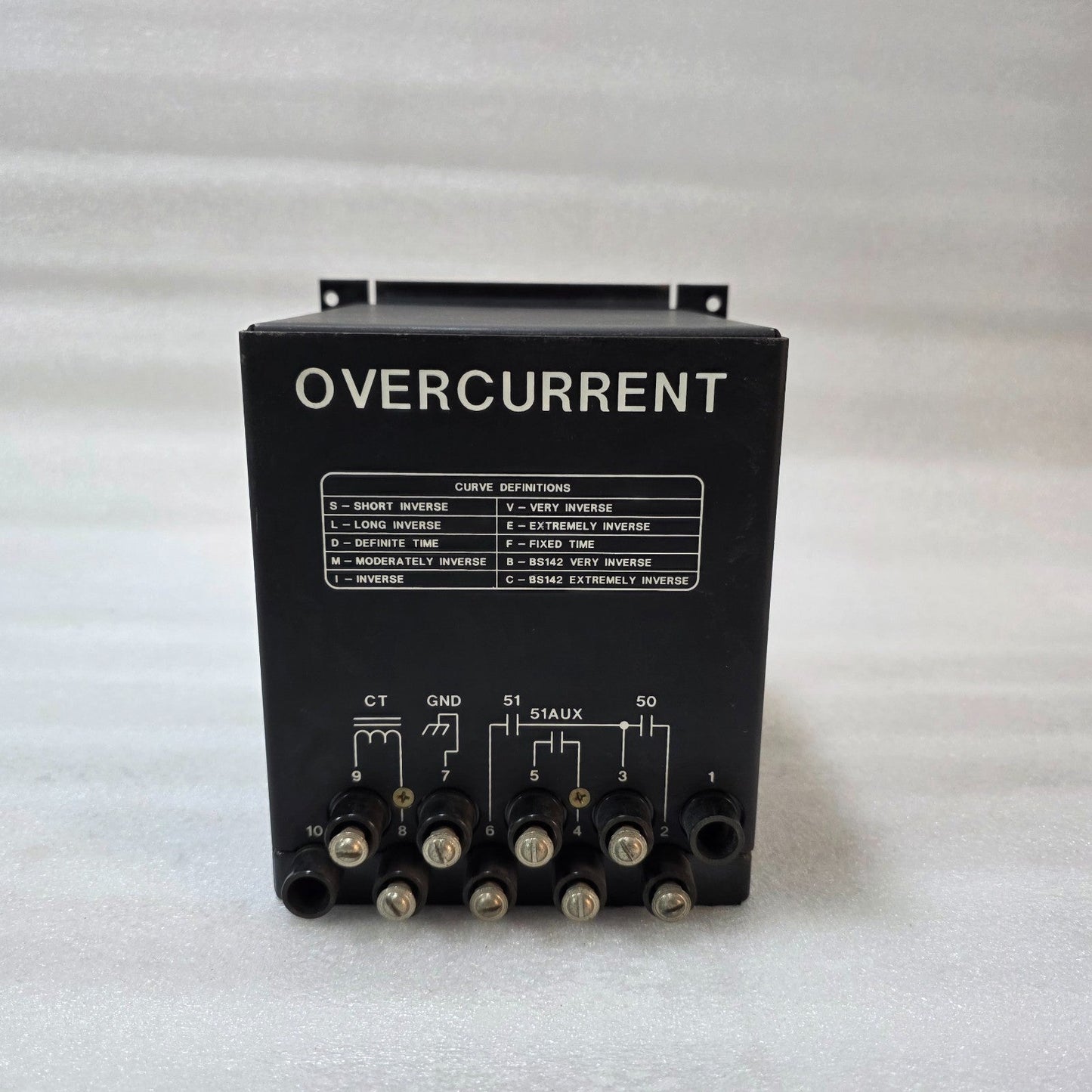 BASLER ELECTRIC BE1-50/51B-105 OVERCURRENT PROTECTION RELAY TIME & INSTANTANEOUS