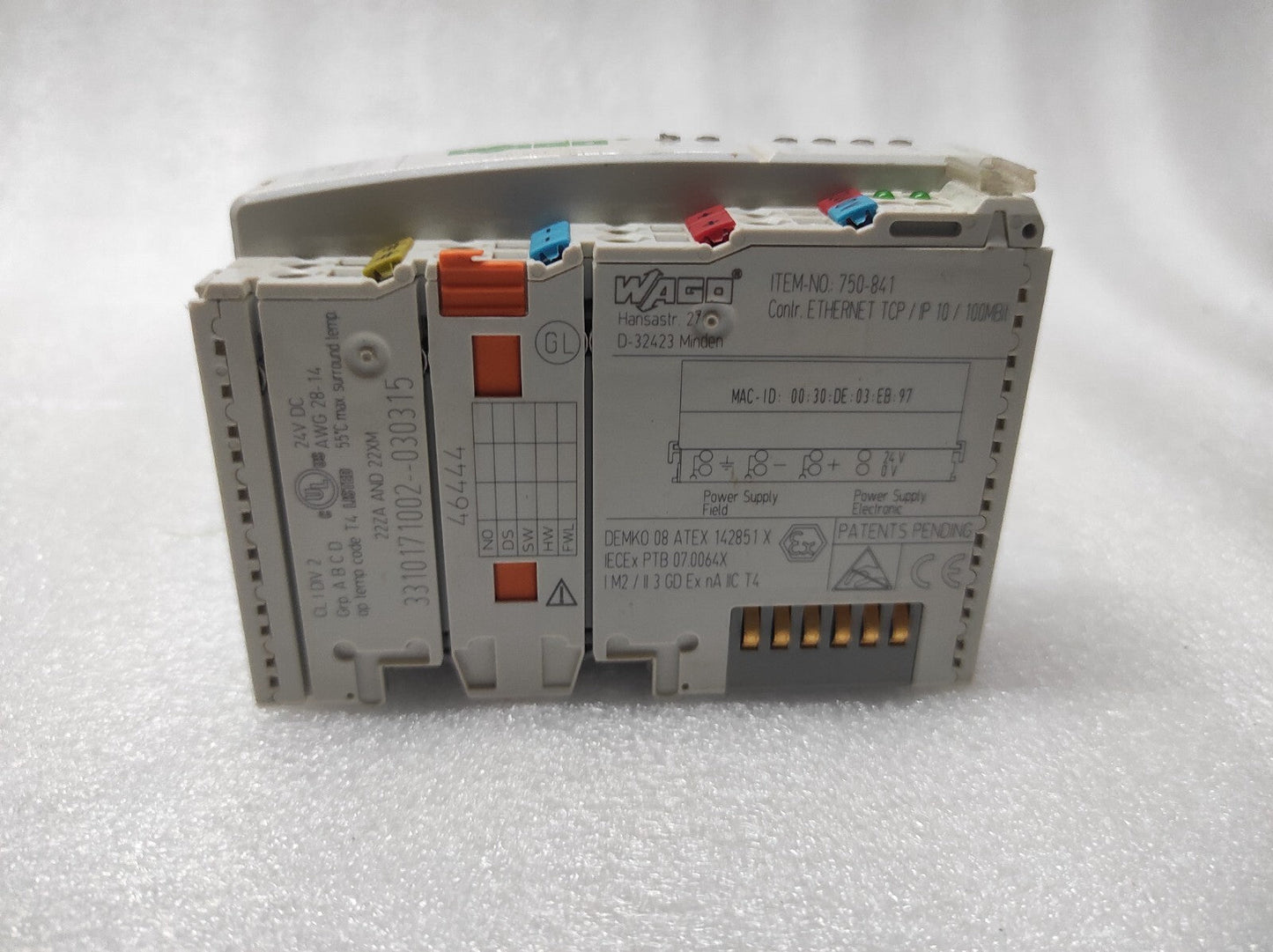 WAGO 750-841 ETHERNET SWITCH