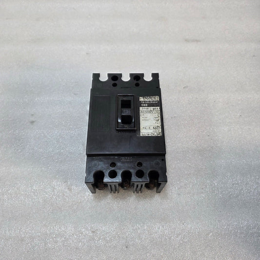 FUJI ELECTRIC S63 3-POLE CIRCUIT BREAKER 60A