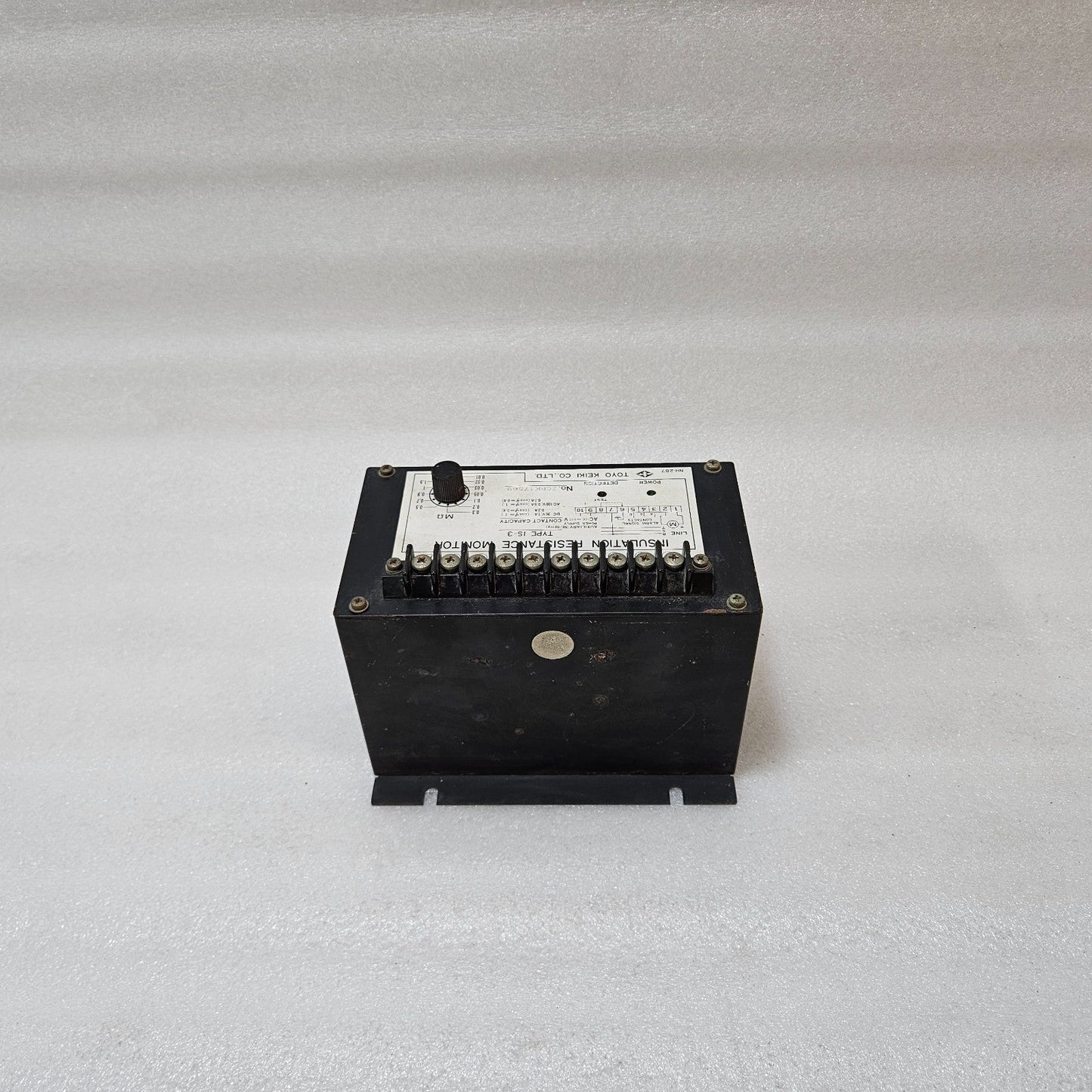 TOYO KEIKI IS-3 INSULATION RESISTANCE MONITOR | ADJUSTABLE 0.01–1.5 MΩ