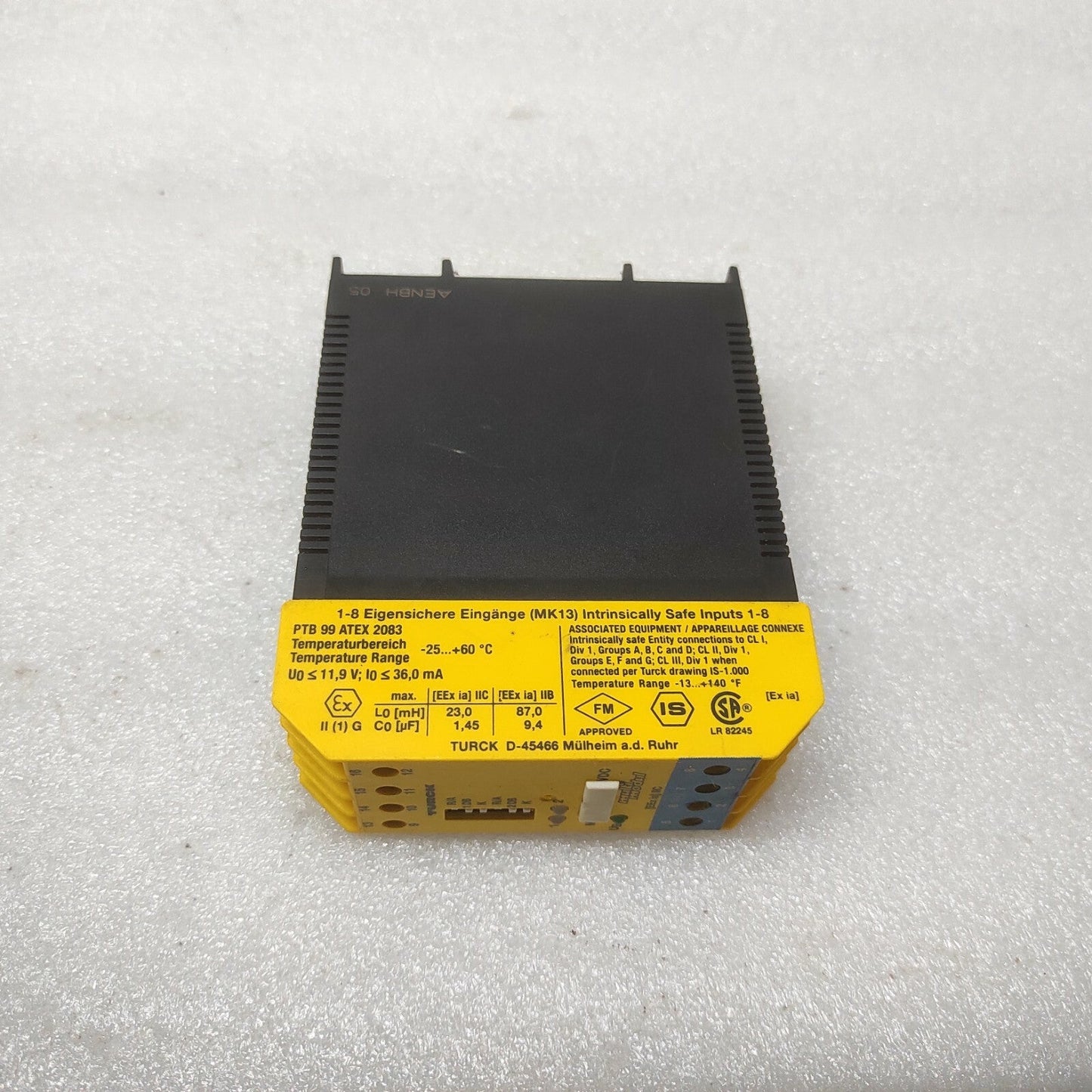 TURCK MK13-22EX0-R ISOLATING SWITCHING AMPLIFIER 24VDC