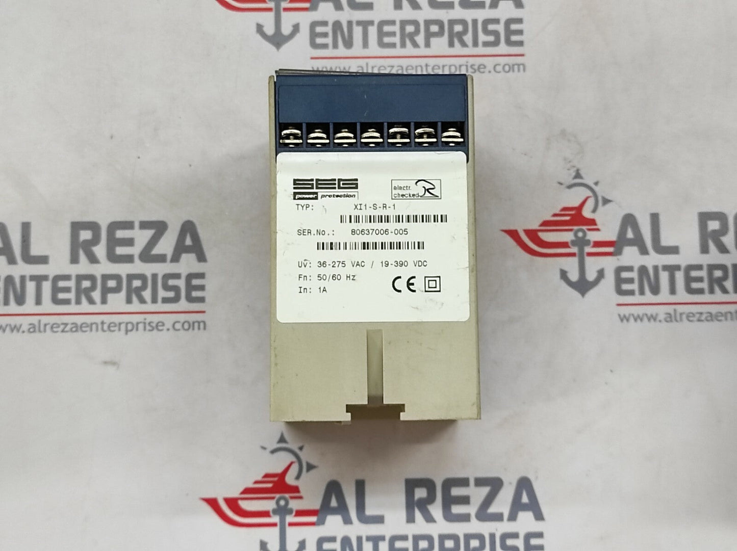SEG XI1-S-R-1 EARTH FAULT RELAY 36-275 VAC/19-390 VDC XISR1
