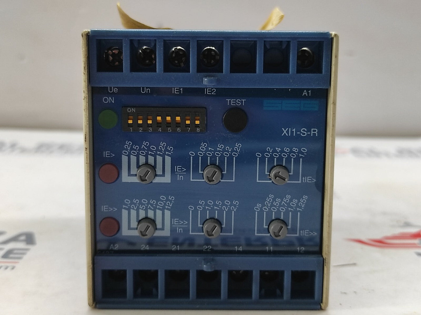SEG XI1-S-R-1 EARTH FAULT RELAY 36-275 VAC/19-390 VDC XISR1