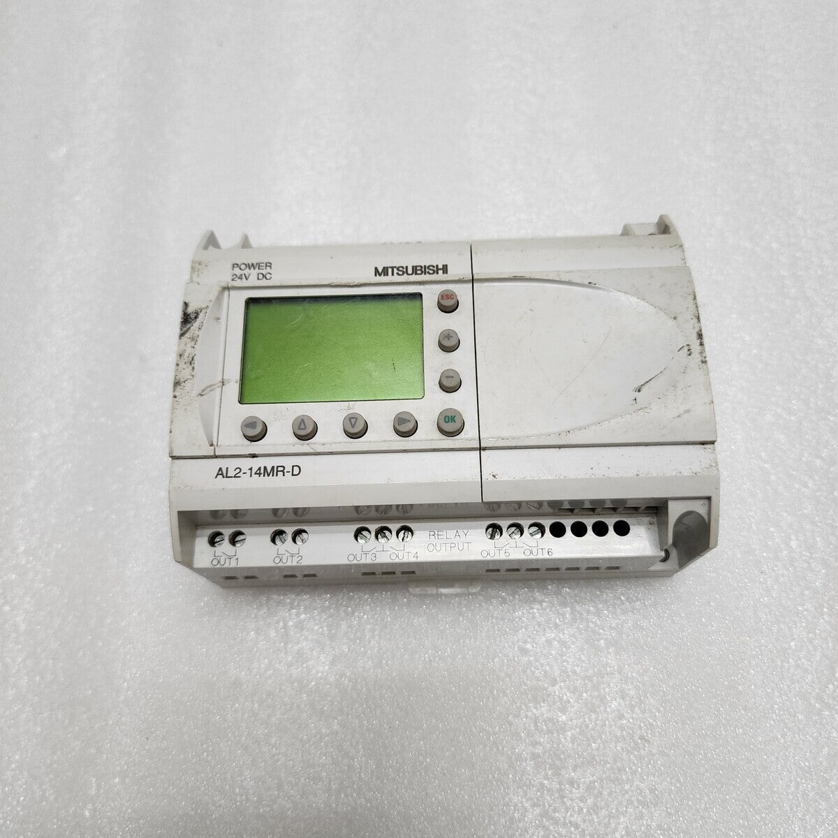 MITSUBISHI AL2-14MR-D APLHA 2 LOGIC MODULE AL214MRD