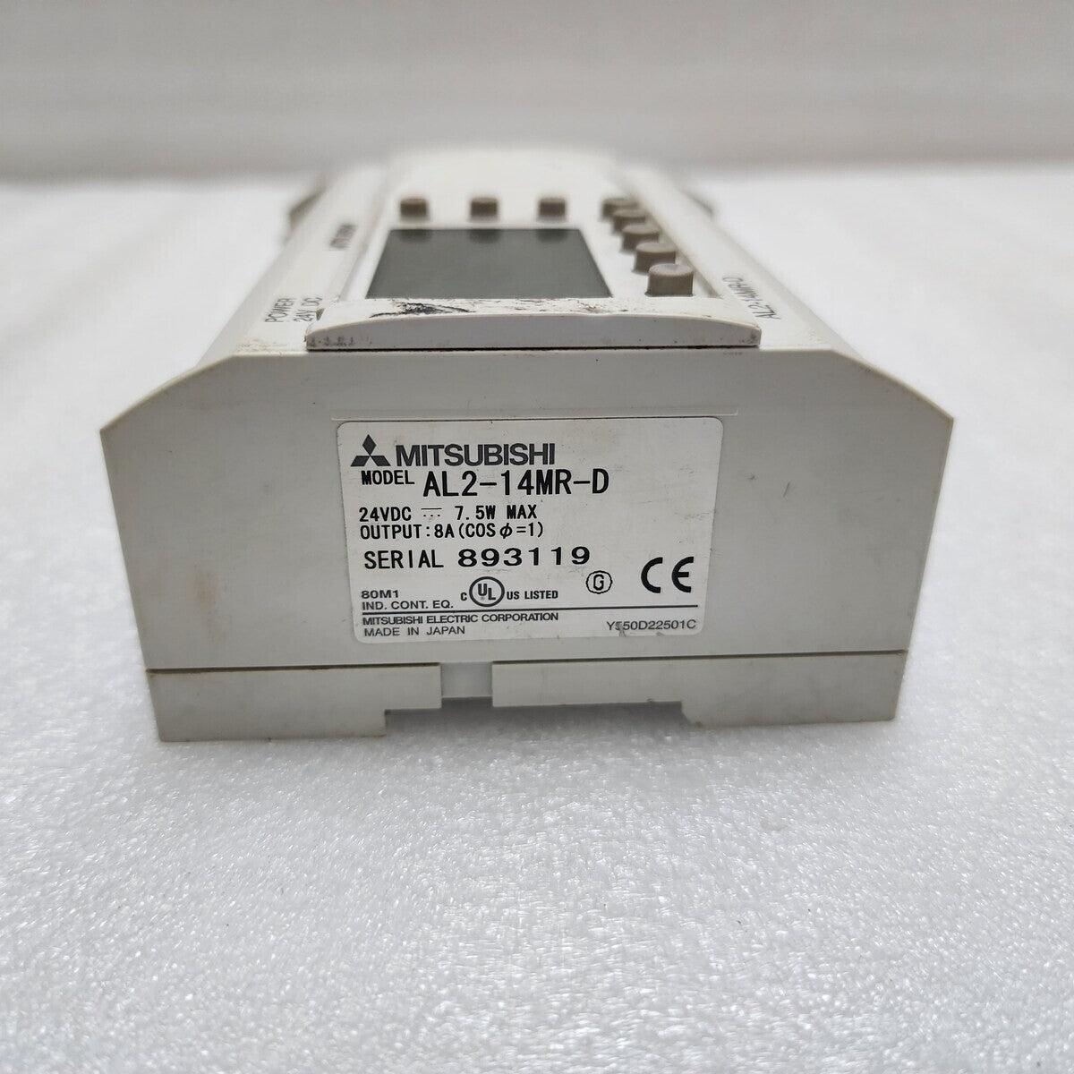 MITSUBISHI AL2-14MR-D APLHA 2 LOGIC MODULE AL214MRD