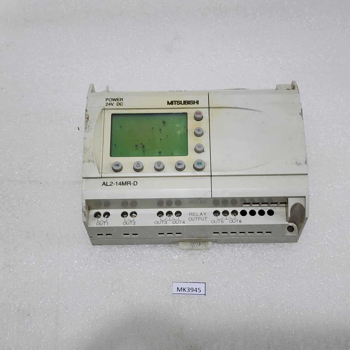 MITSUBISHI AL2-14MR-D APLHA 2 LOGIC MODULE AL214MRD
