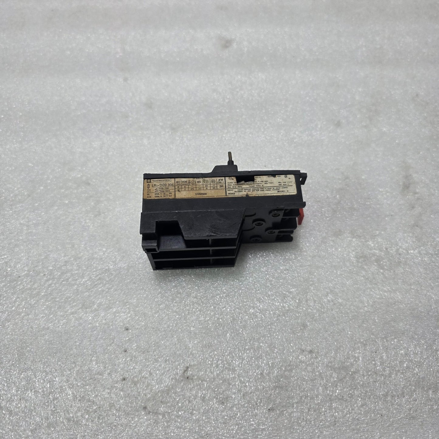 TELEMECANIQUE LR1-D09306 THERMAL OVERLOAD RELAY 1–1.6A MOTOR PROTECTION RELAY 60
