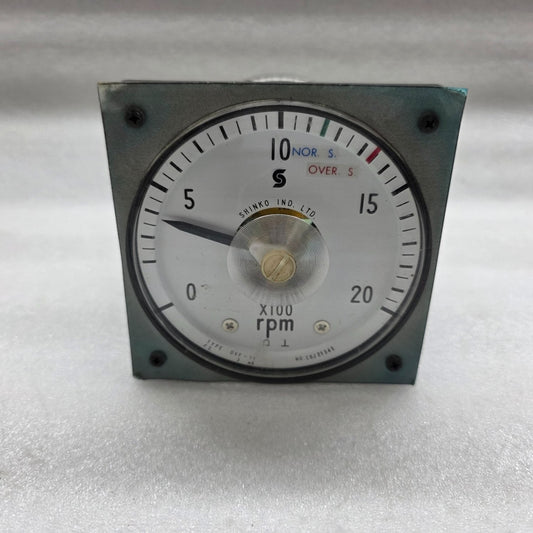 SHINKO DVF-11 ANALOG RPM METER
