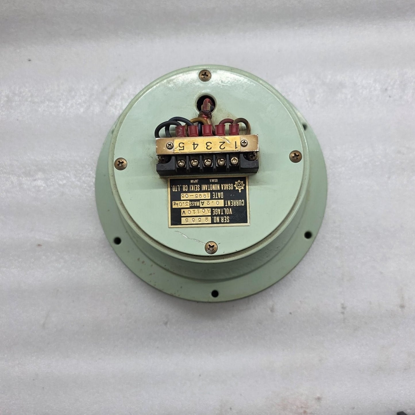 OSAKA NUNOTANI SEIKI RUDDER ANGLE INDICATOR 110V