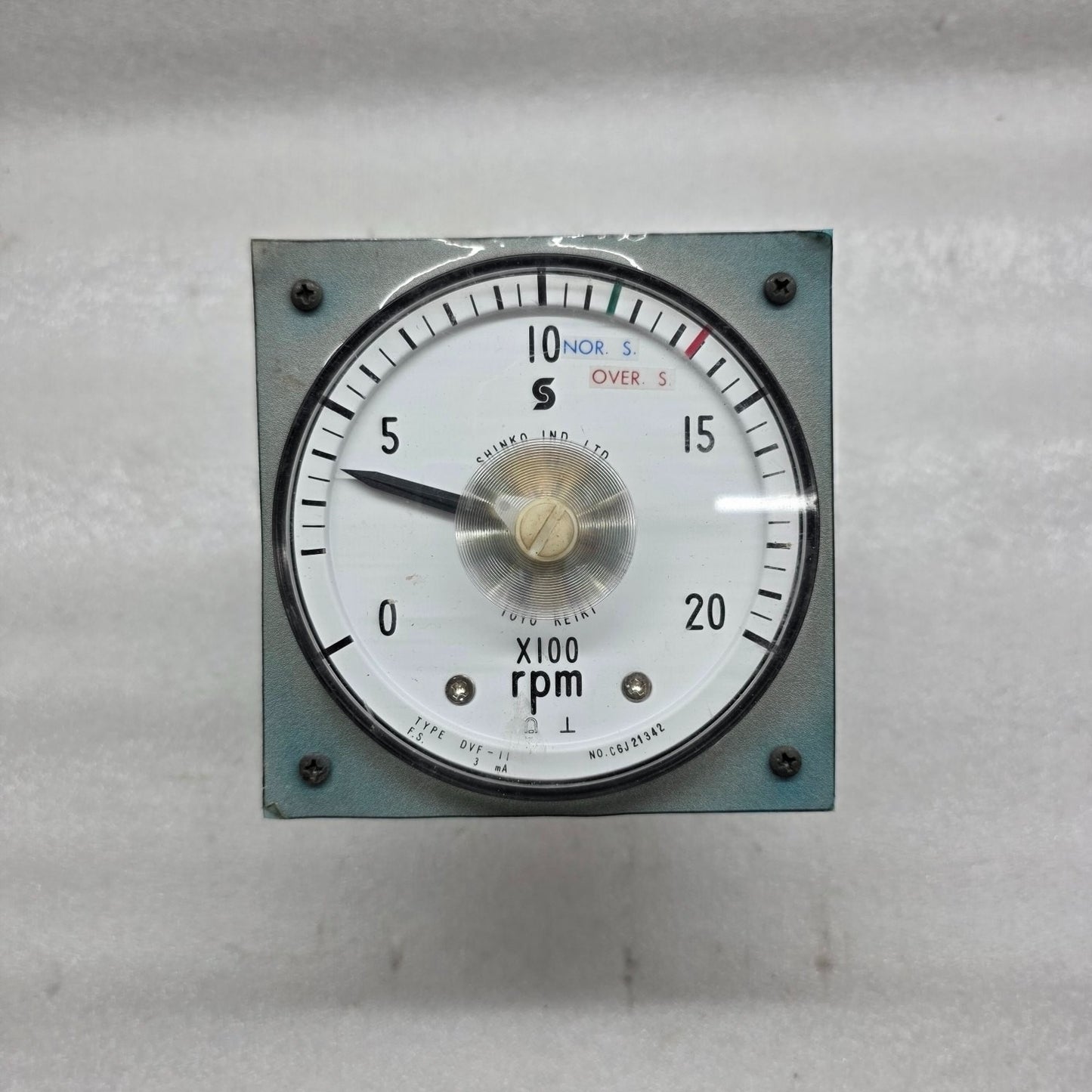 SHINKO DVF-11 ANALOG RPM METER