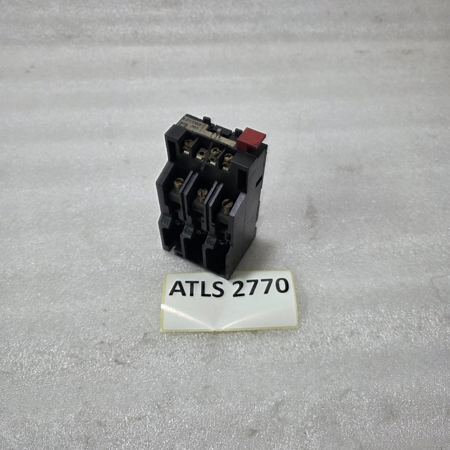 TELEMECANIQUE LR1-D63 THERMAL OVERLOAD RELAY 57A – 66A 1NO+1NC Up to 690V AC