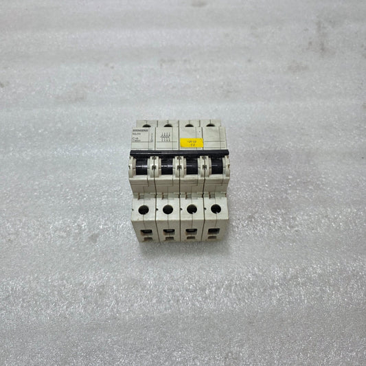 SIEMENS 5SJ74 16A 4-POLE TYPE C MCB 400V 20kA INDUSTRIAL CIRCUIT BREAKER