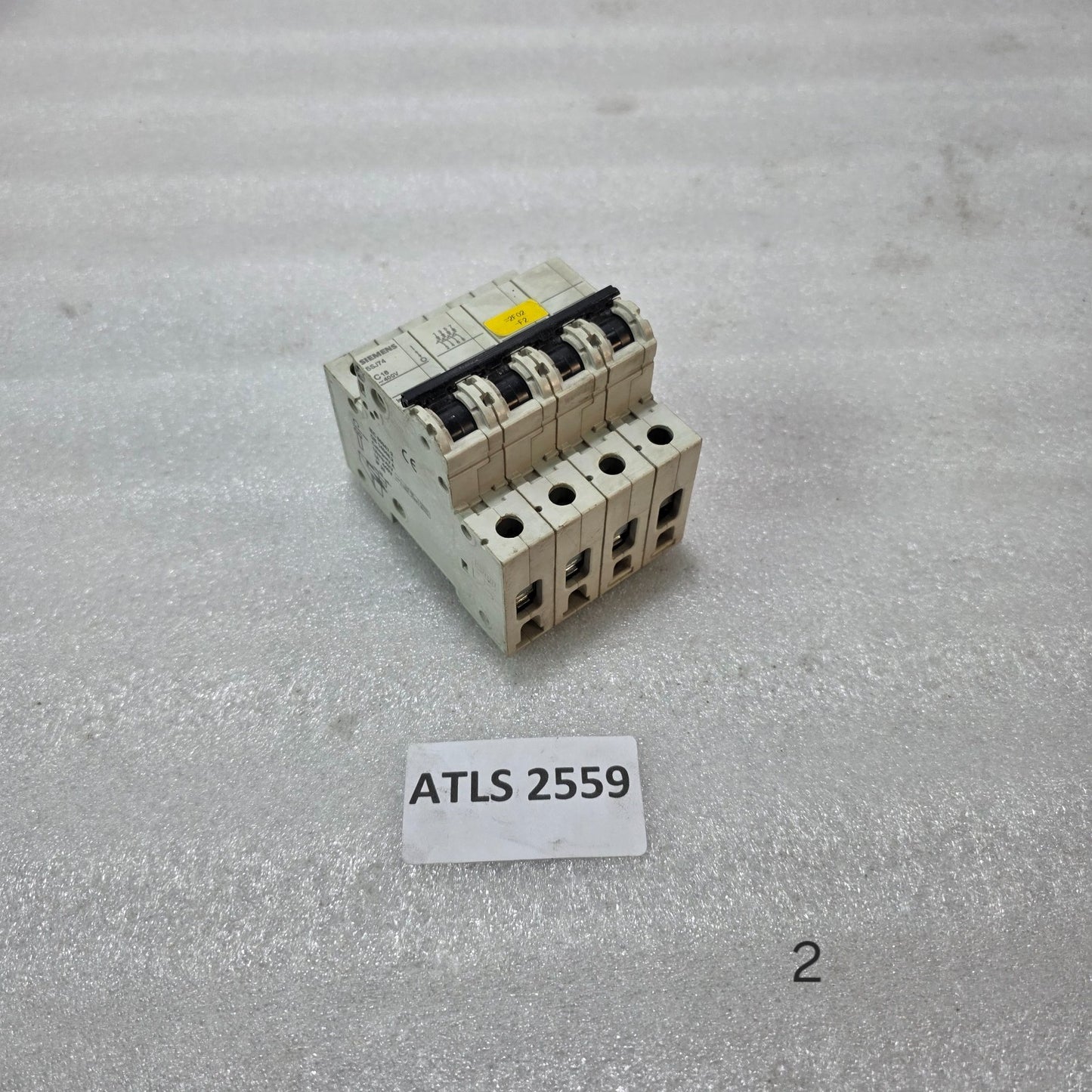 SIEMENS 5SJ74 16A 4-POLE TYPE C MCB 400V 20kA INDUSTRIAL CIRCUIT BREAKER