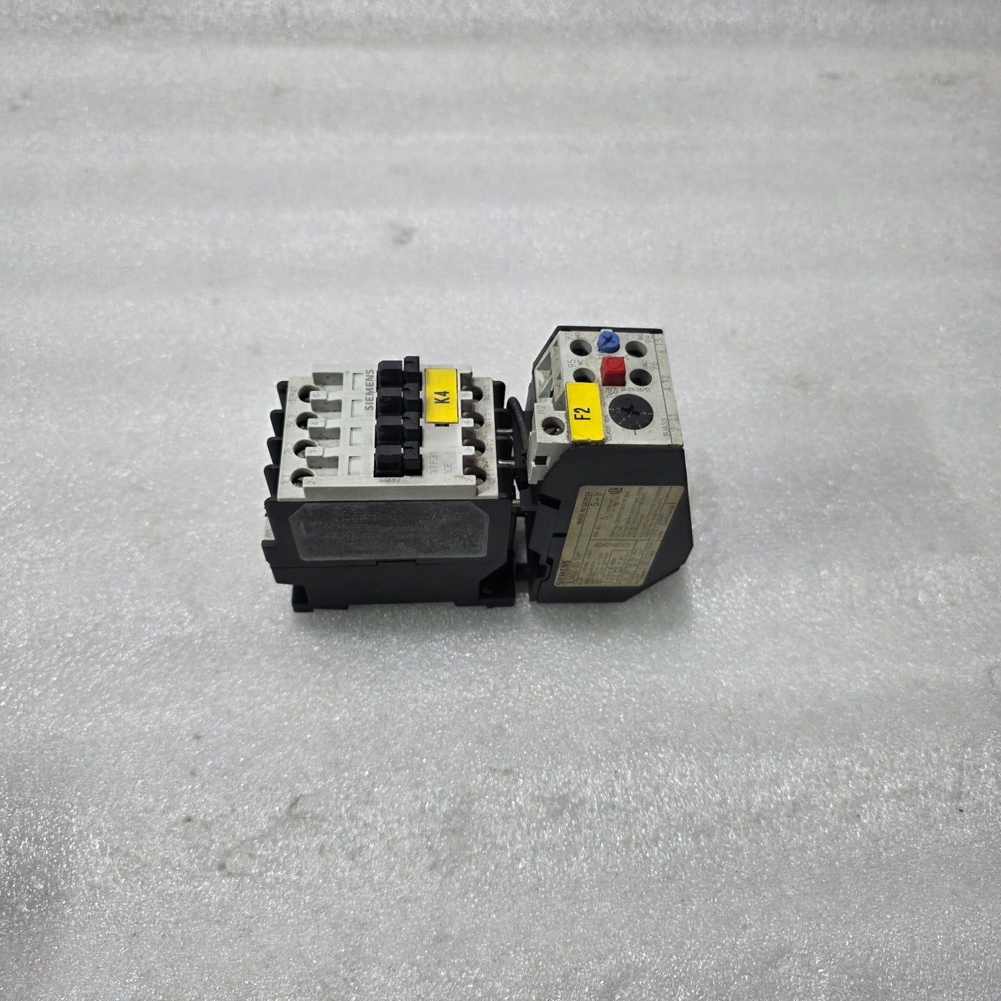 SIEMENS 3TF31 10E CONTACTOR WITH 3UA50 00-1H THERMAL OVERLOAD RELAY COMBO | 220V