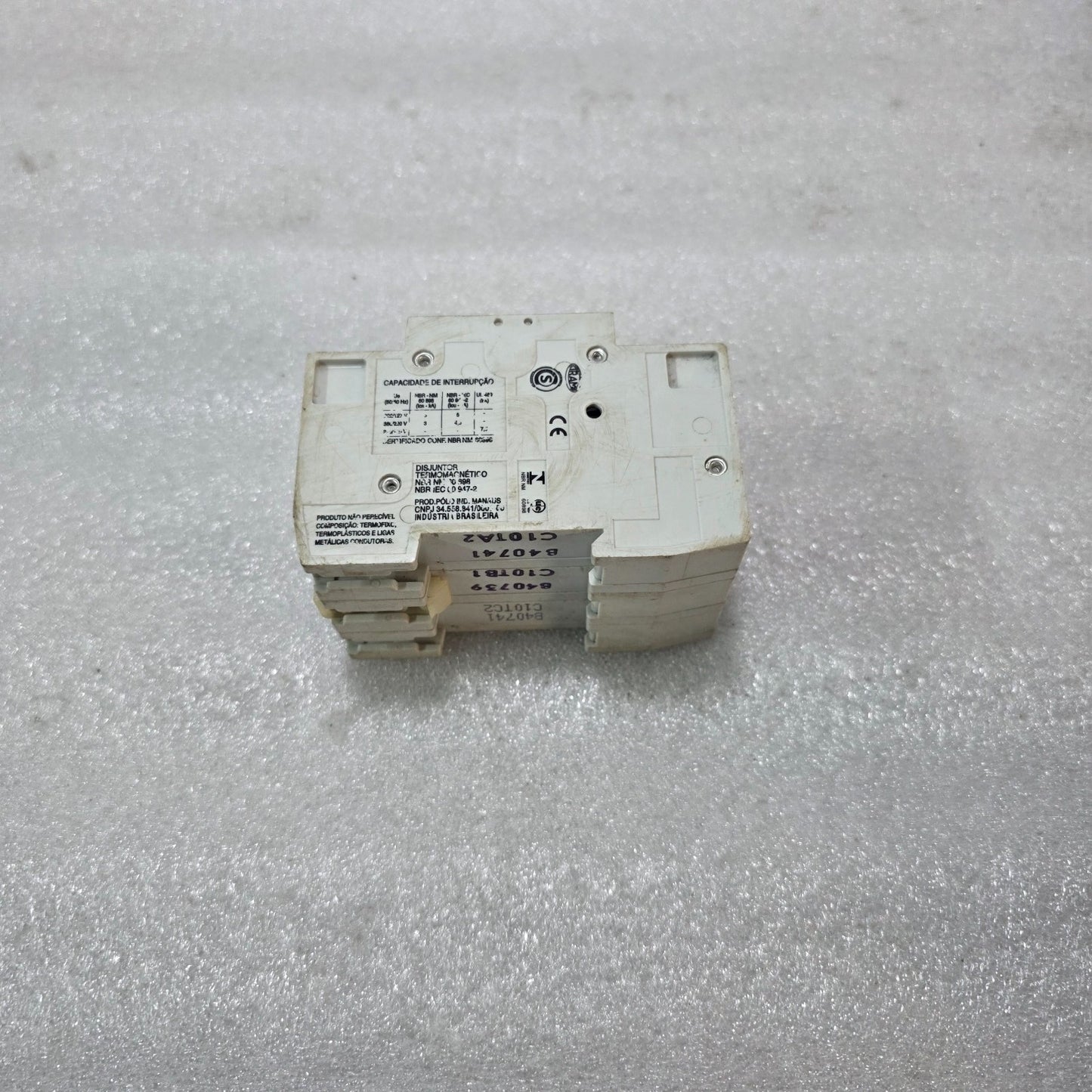 SIEMENS 5SY1 310-7 MINIATURE CIRCUIT BREAKER (MCB) 3-POLE 10A Type C (C10) 400V
