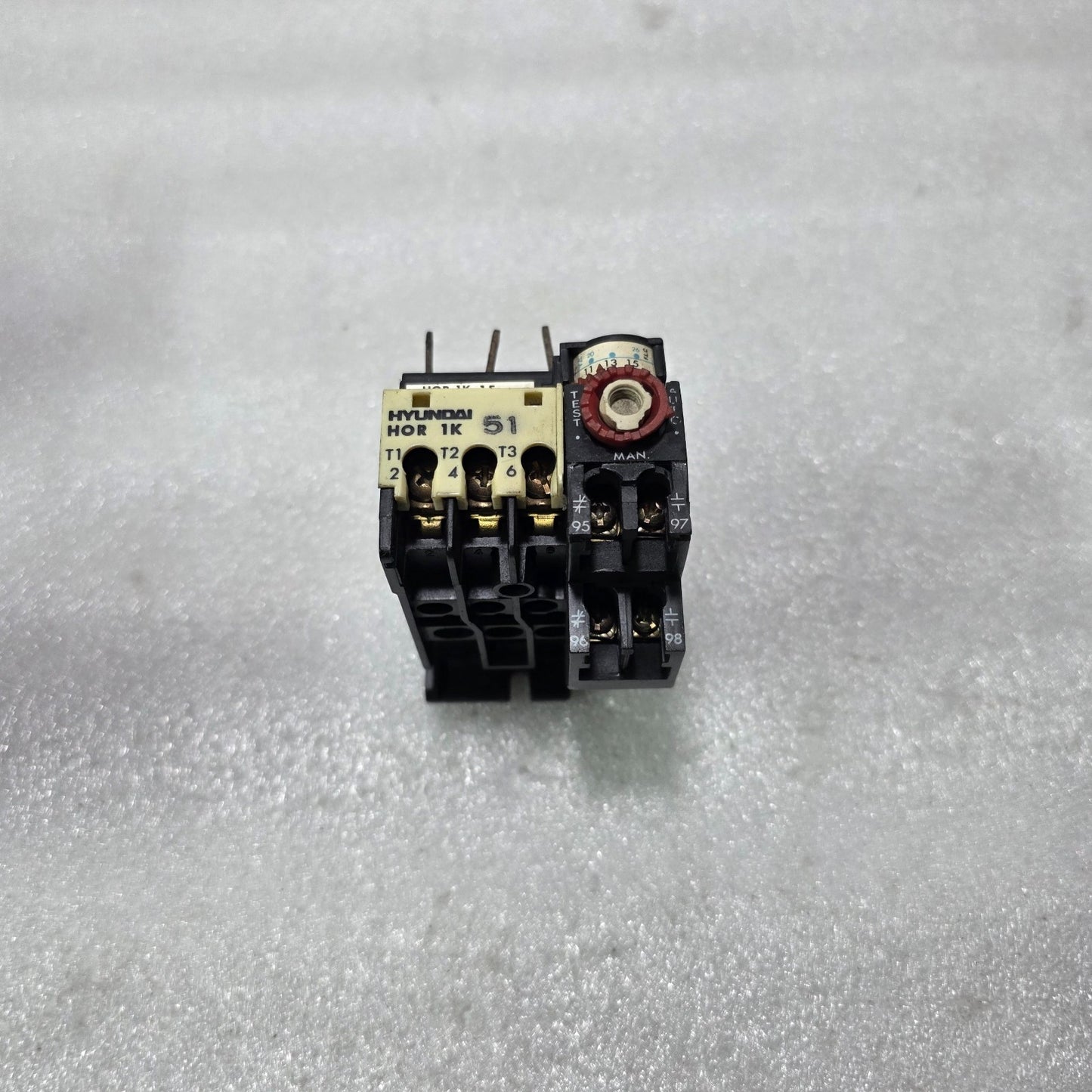 HYUNDAI HOR 1K 15 / HOR 1K15 THERMAL OVERLOAD RELAY 11A – 15A 1NO+1NC Up to 660V