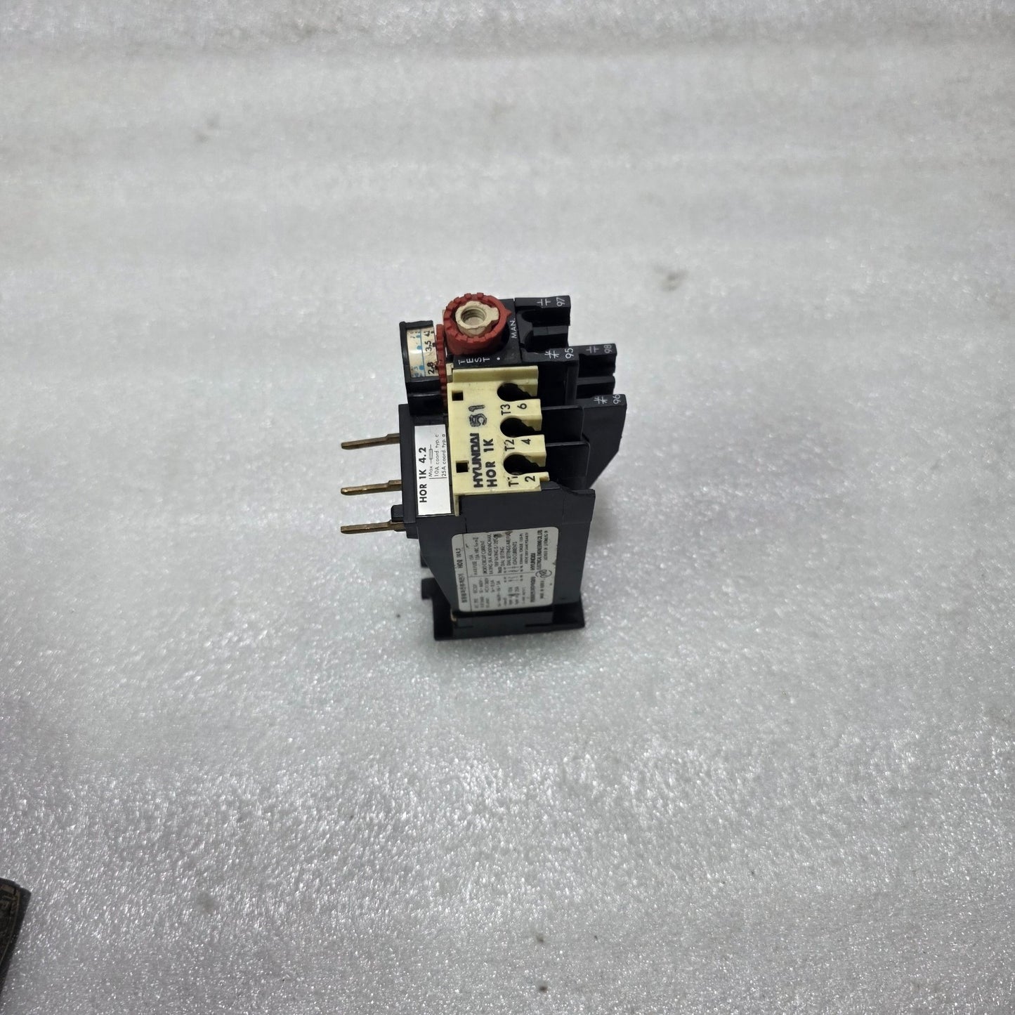 HYUNDAI HOR 1K 4.2 / HOR 1K4.2 THERMAL OVERLOAD RELAY 2.8A – 4.2A 1NO+1NC Up to