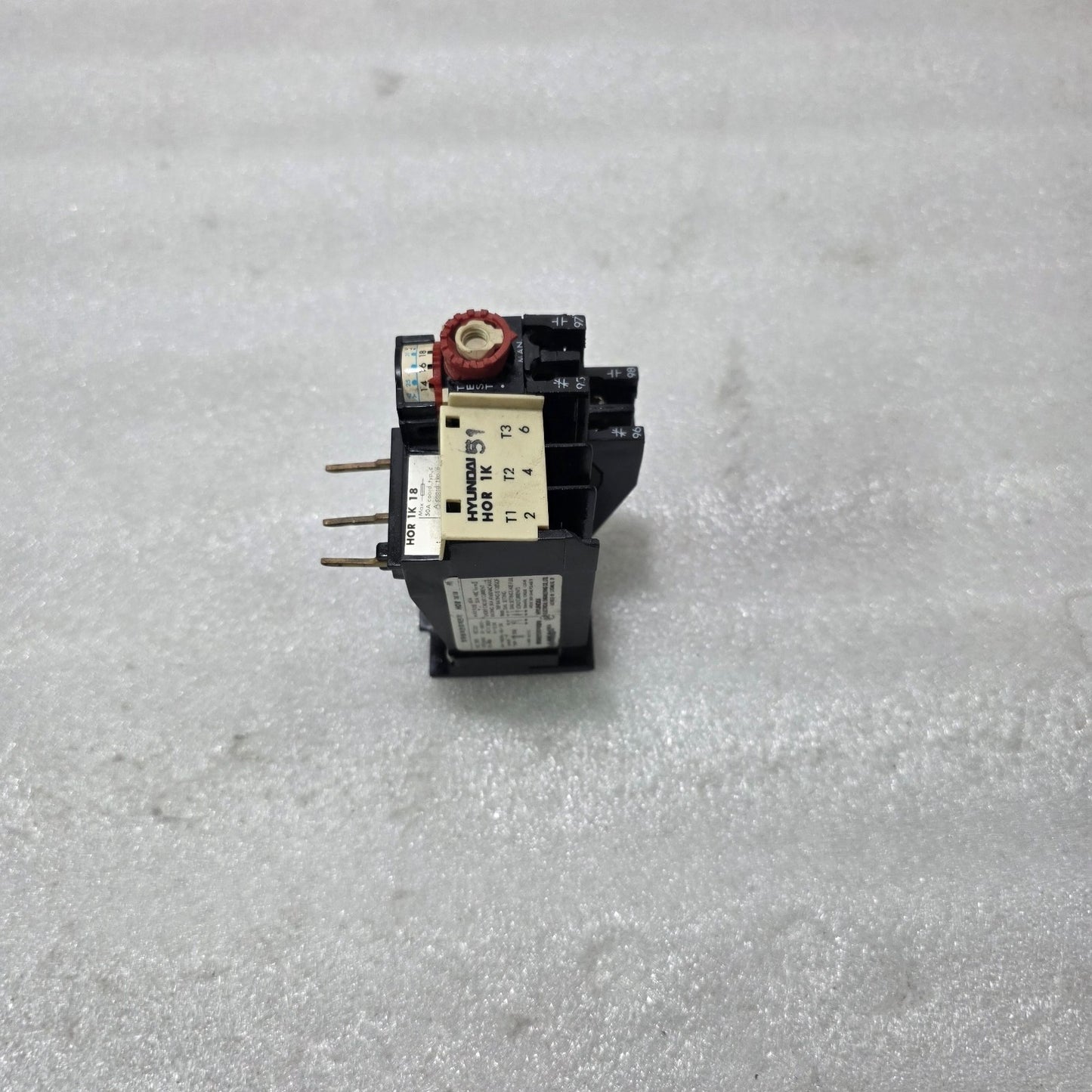HYUNDAI HOR 1K 18 / HOR 1K18 THERMAL OVERLOAD RELAY 9A – 18A 1NO+1NC