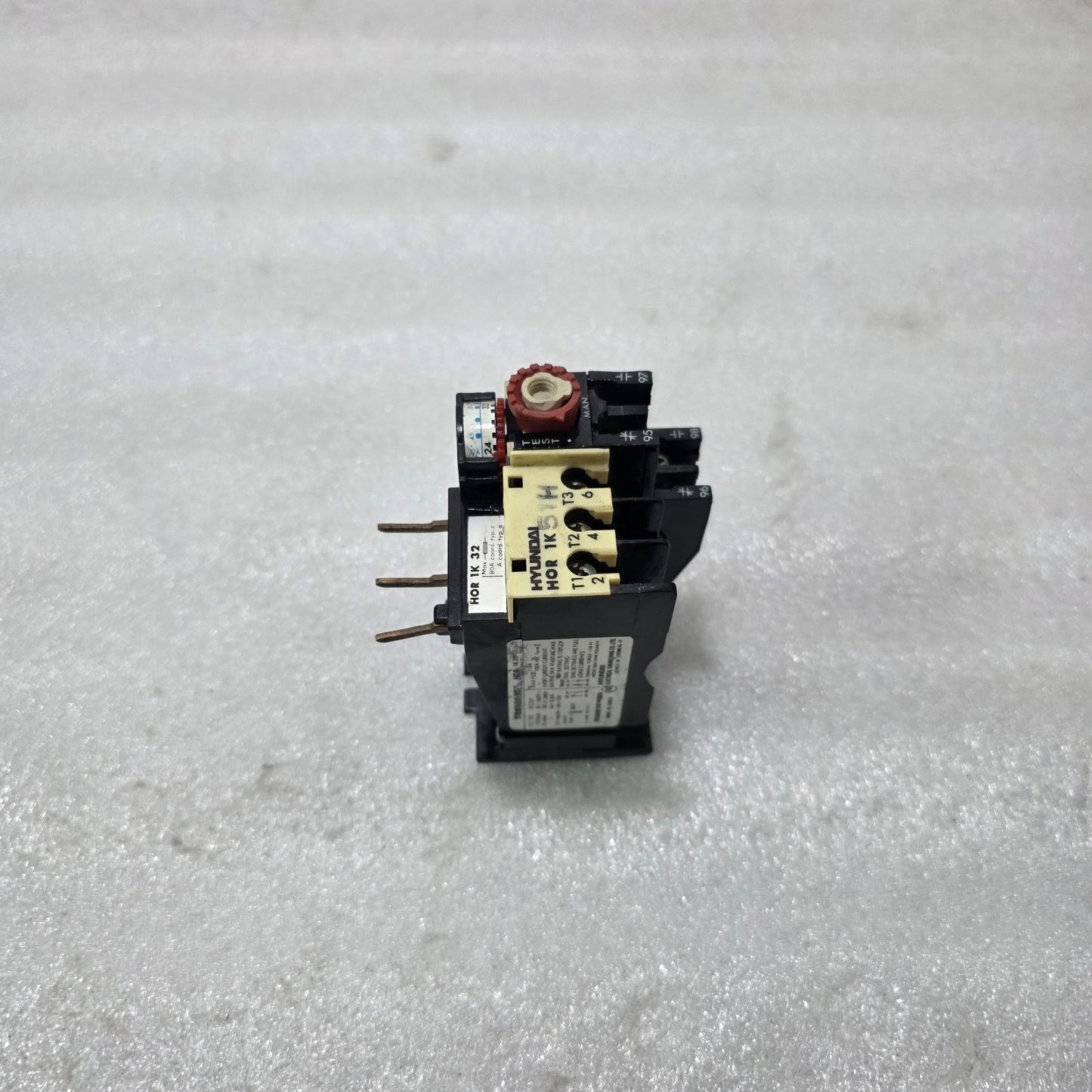 HYUNDAI HOR 1K 32 / HOR 1K32 THERMAL OVERLOAD RELAY 24A – 32A 1NO+1NC Up to 660V