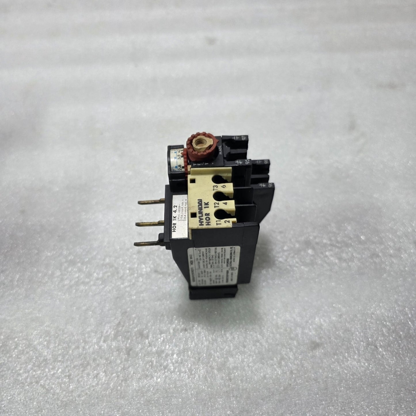 HYUNDAI HOR 1K 4.2 / HOR 1K4.2 THERMAL OVERLOAD RELAY 2.8A – 4.2A 1NO+1NC