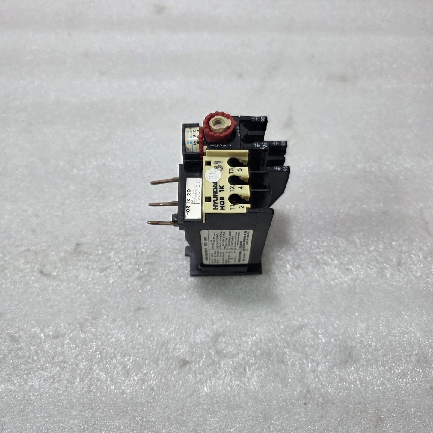 HYUNDAI HOR 1K 20 / HOR 1K20 THERMAL OVERLOAD RELAY 6A – 20A 1NO+1NC Up to 660V