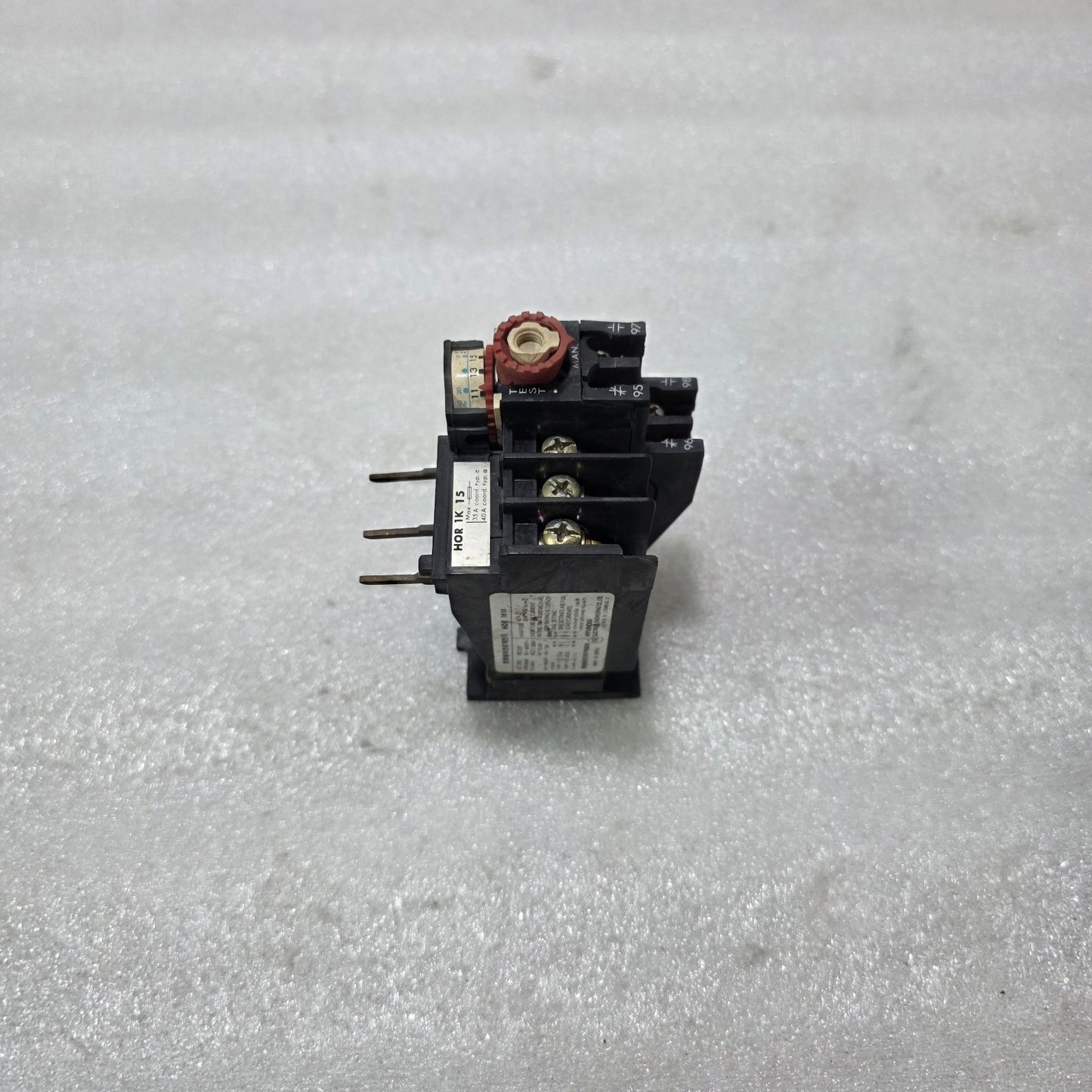 HYUNDAI HOR 1K 15 / HOR 1K15 THERMAL OVERLOAD RELAY 11A – 15A 1NO+1NC