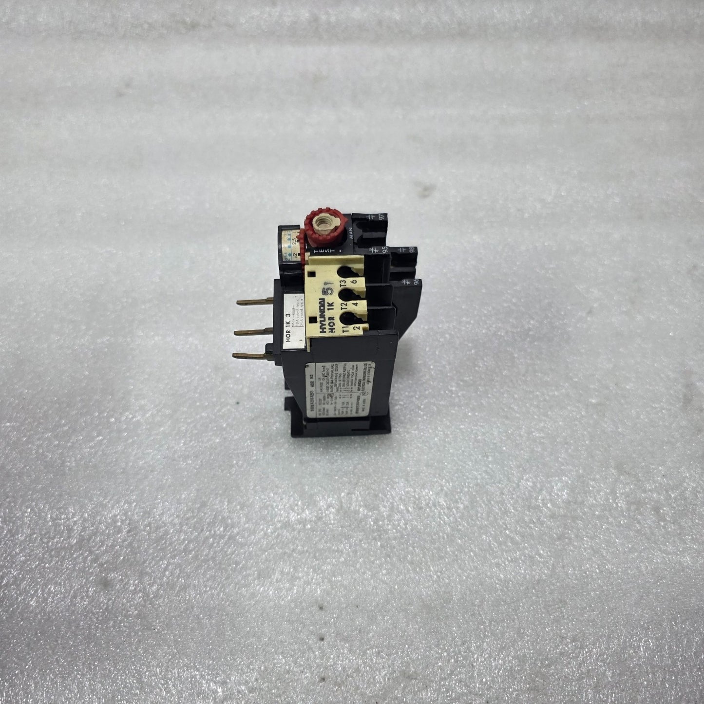 HYUNDAI HOR 1K 3 / HOR 1K3 THERMAL OVERLOAD RELAY 0.5A – 3A 1NO+1NC Up to 660V
